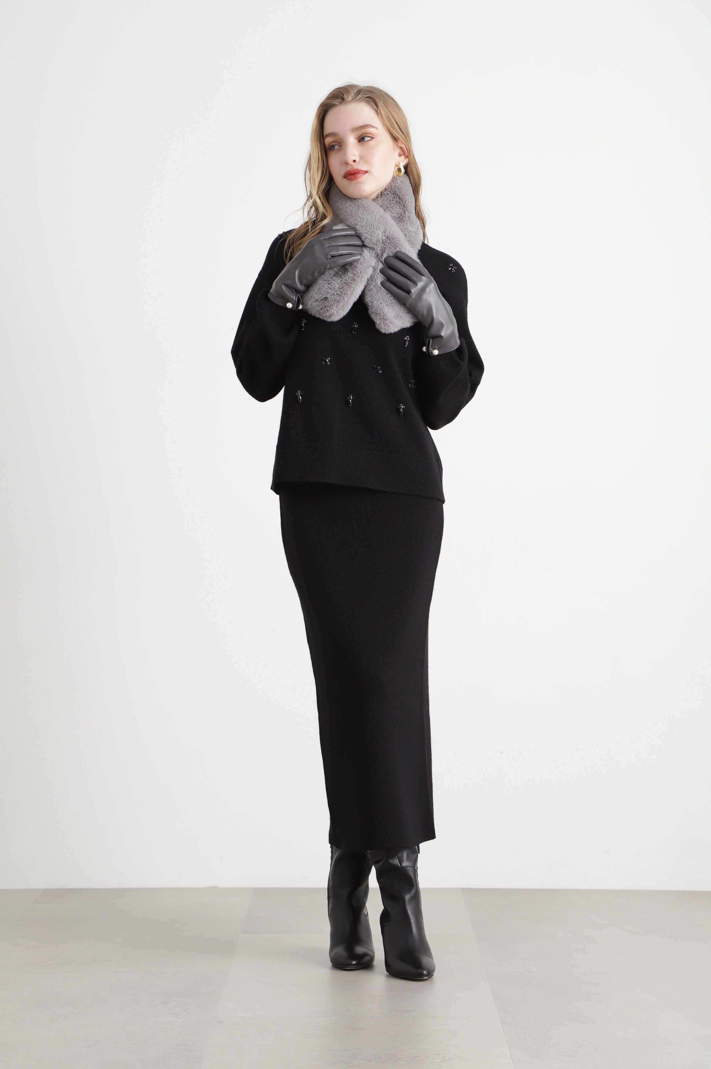  「◆ニットタイトスカート」|スカート|