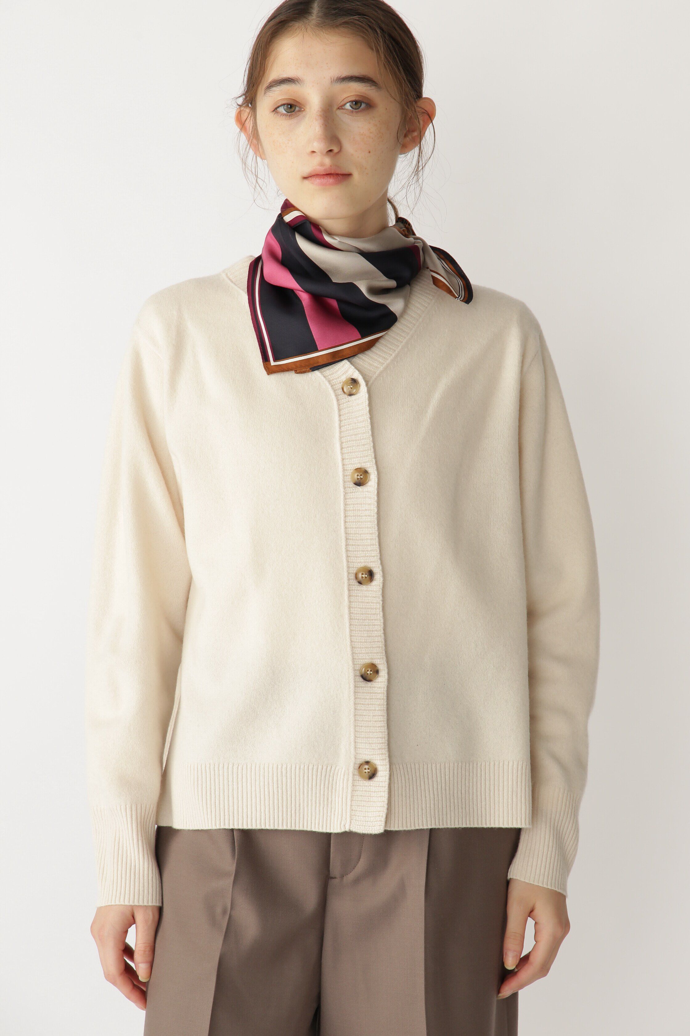  「◆ソフトタッチウール２ＷＡＹカーディガン」|ニット・セーター|ベージュ