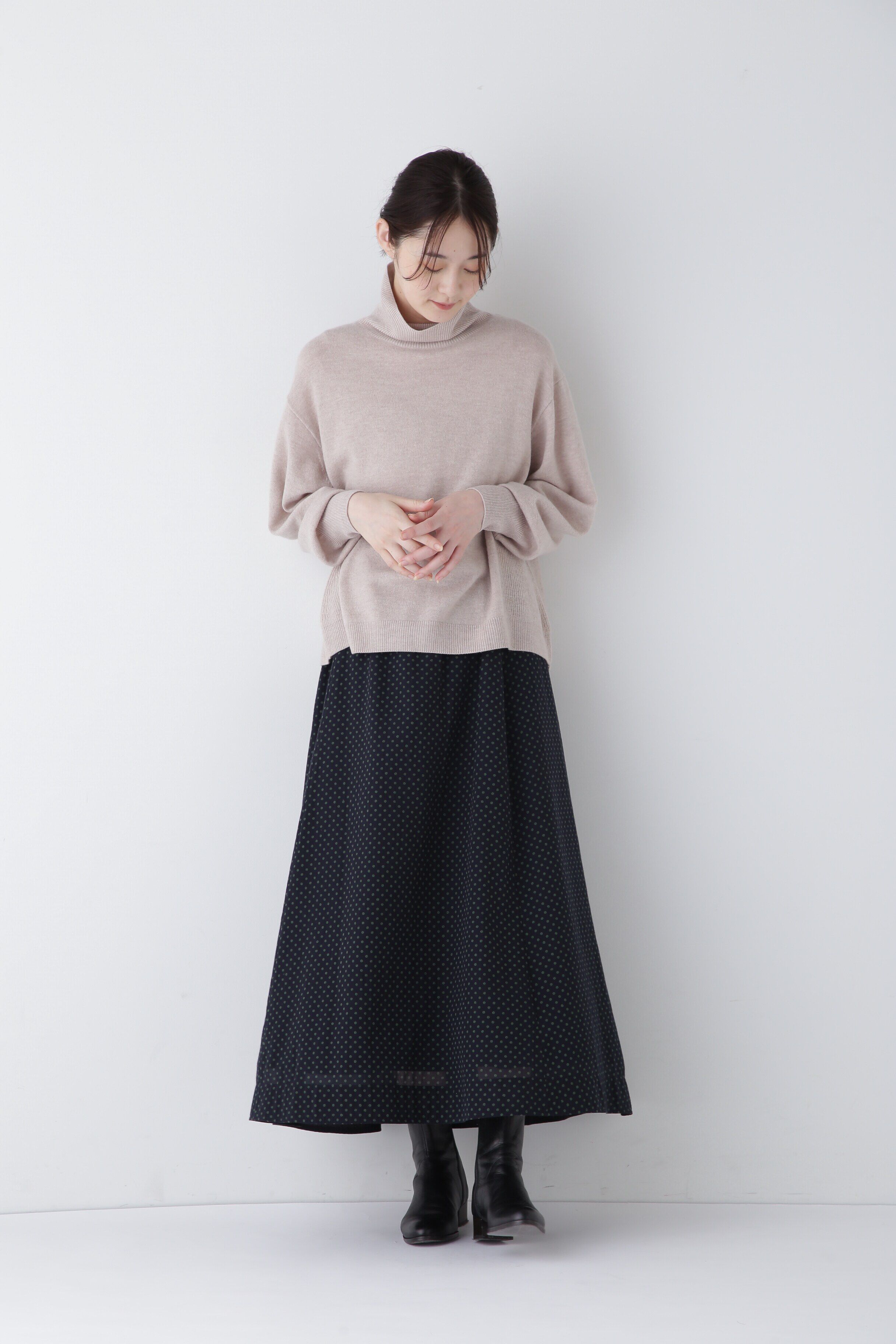  「◆ソフトタッチウールハイネックプルオーバー」|ニット・セーター|