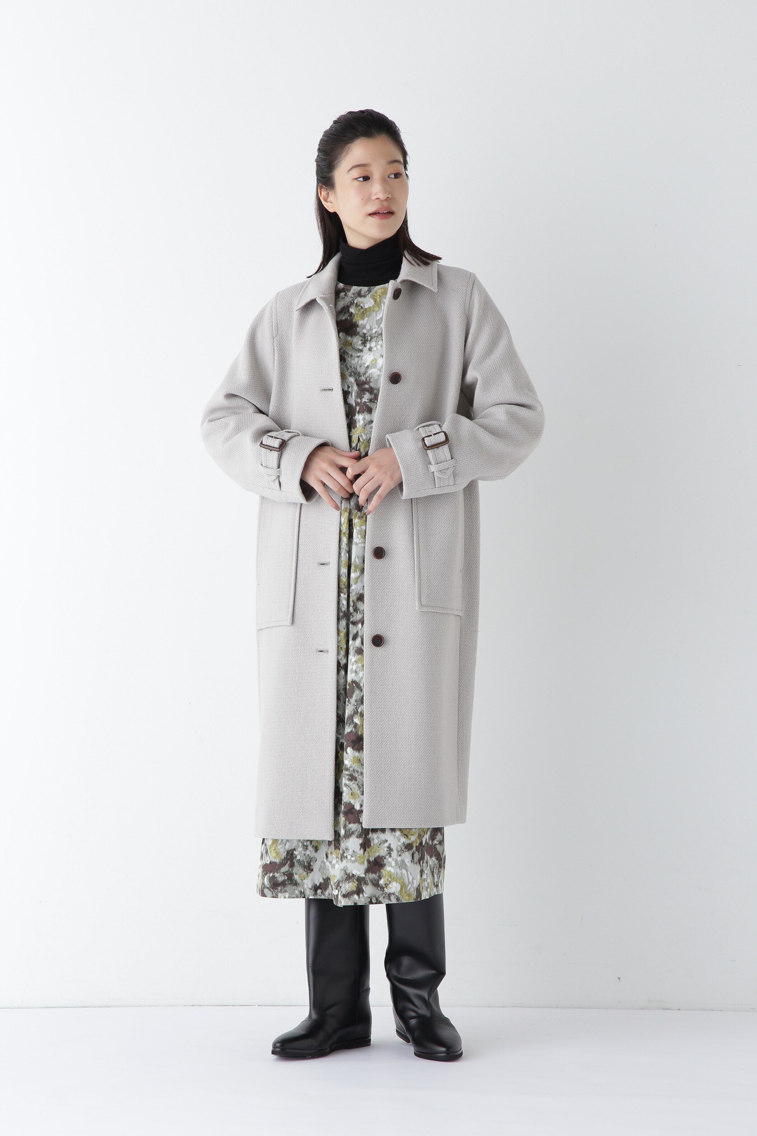  「◆ウールナイロンオックスステンカラーコート」|その他|