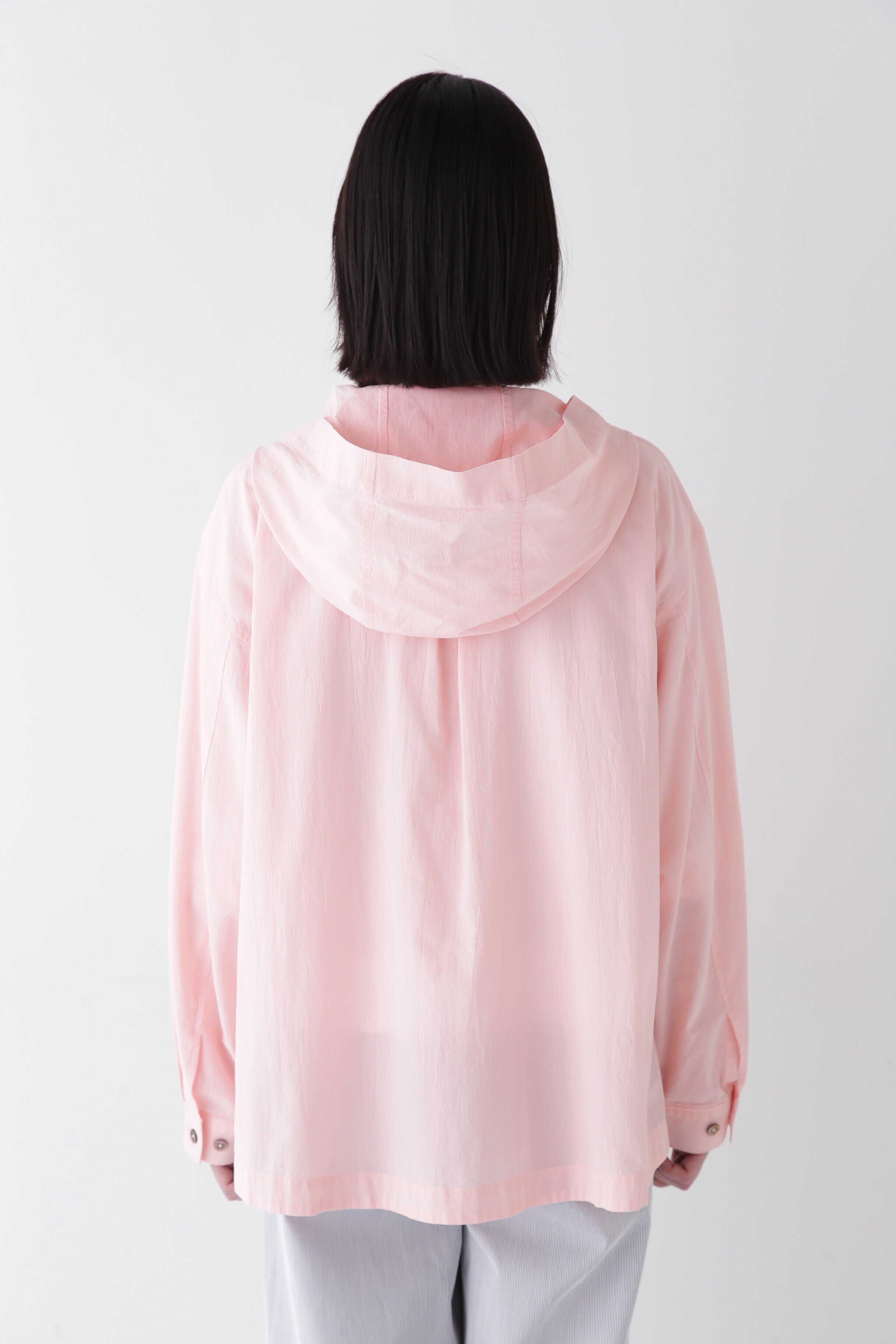  「◆製品染めフーディーブラウス」|シャツ・ブラウス|