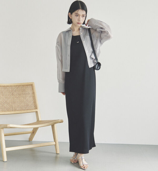 Doux archives「ソフトオーガンジーシアーショートシャツ」|シャツ・ブラウス|