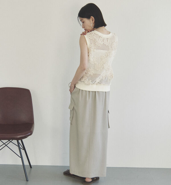 Doux archives「サテンカーゴタイトスカート」|スカート|