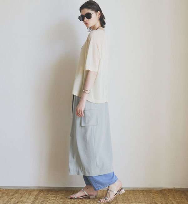 Doux archives「サテンカーゴタイトスカート」|スカート|