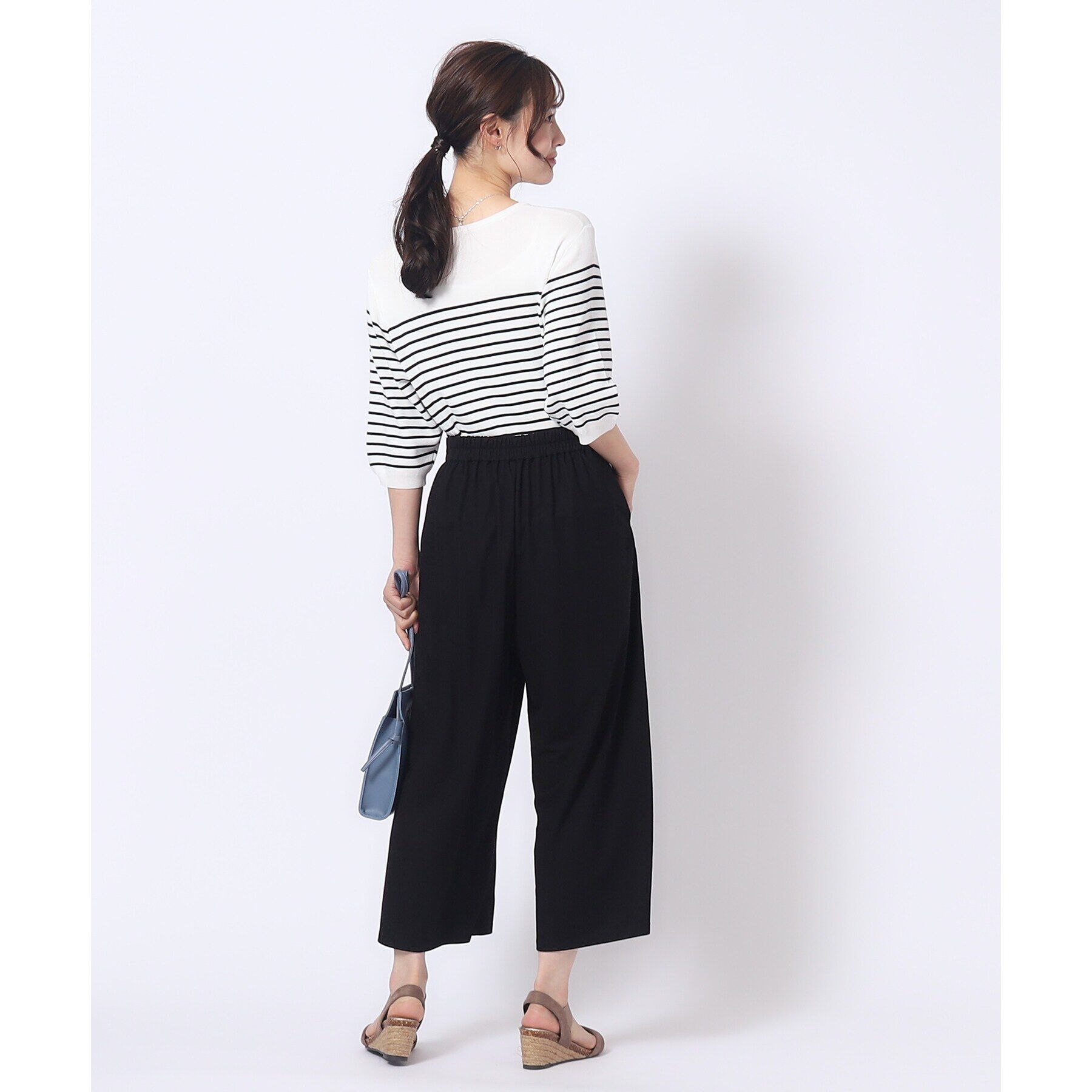 SHOO･LA･RUE「【M-LL/選べる着丈】イージーベイカー ワイドパンツ」|その他|