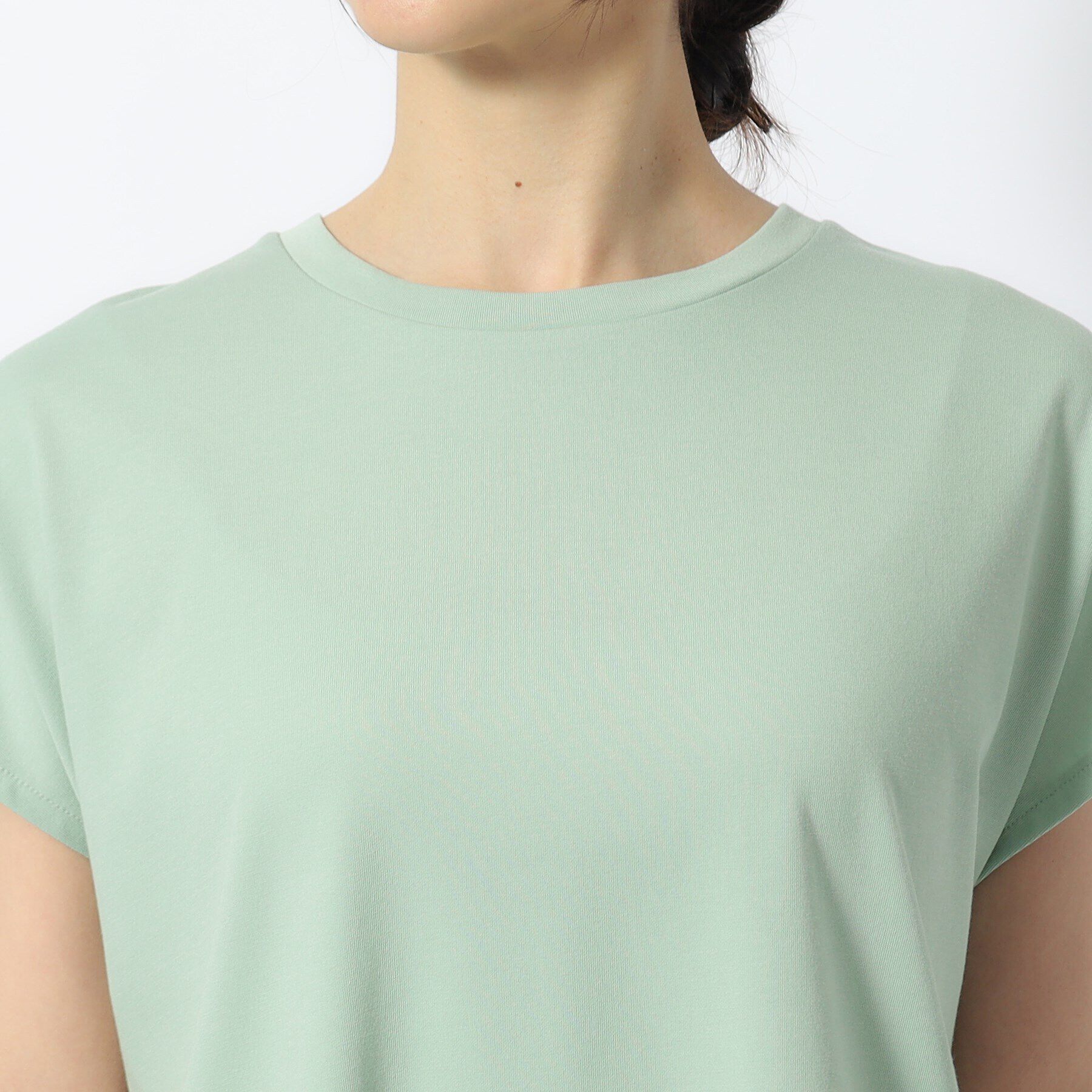 SHOO･LA･RUE「【洗える/UV】Aライン 後ろタック フレンチトップス」|Tシャツ・カットソー|