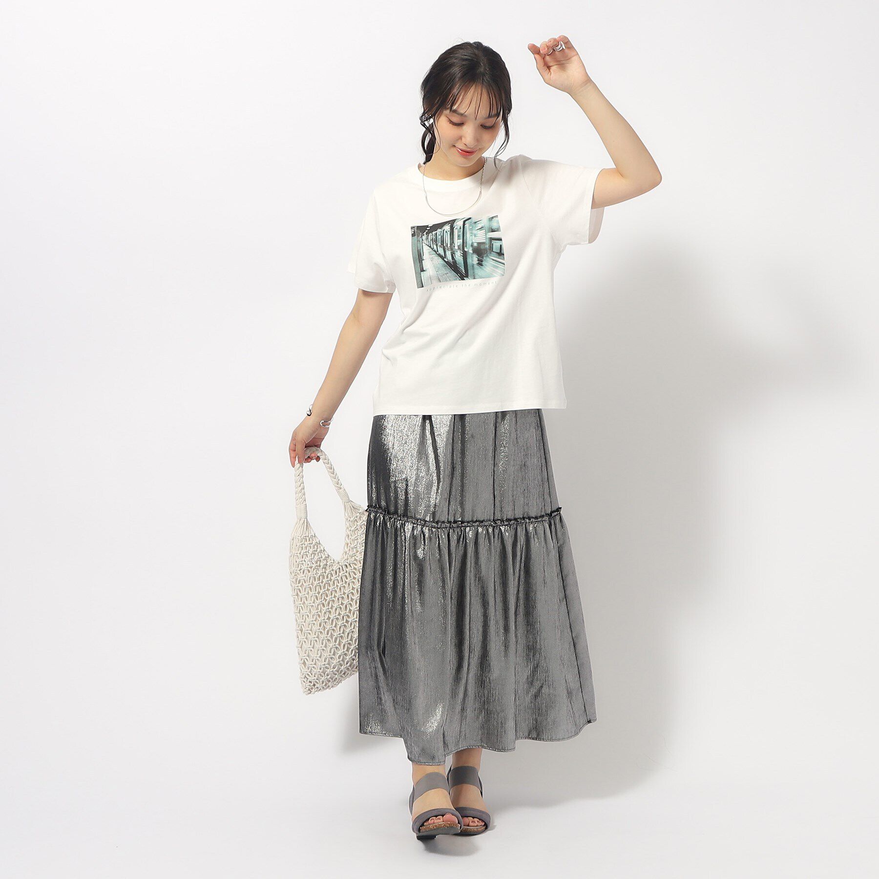 SHOO･LA･RUE「【洗える/プチプラ】プリントTシャツ」|Tシャツ・カットソー|