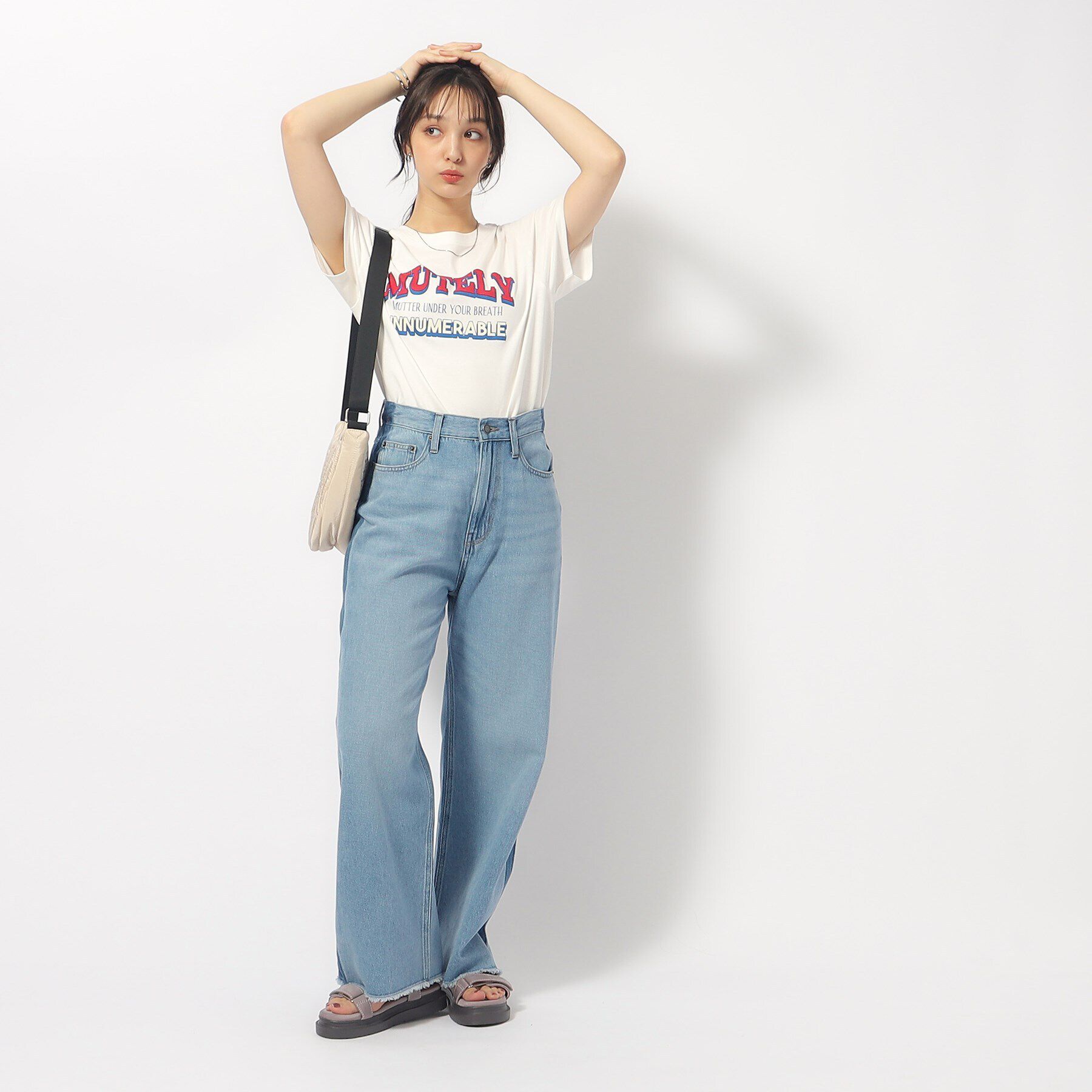 SHOO･LA･RUE「【洗える/プチプラ】プリントTシャツ」|Tシャツ・カットソー|