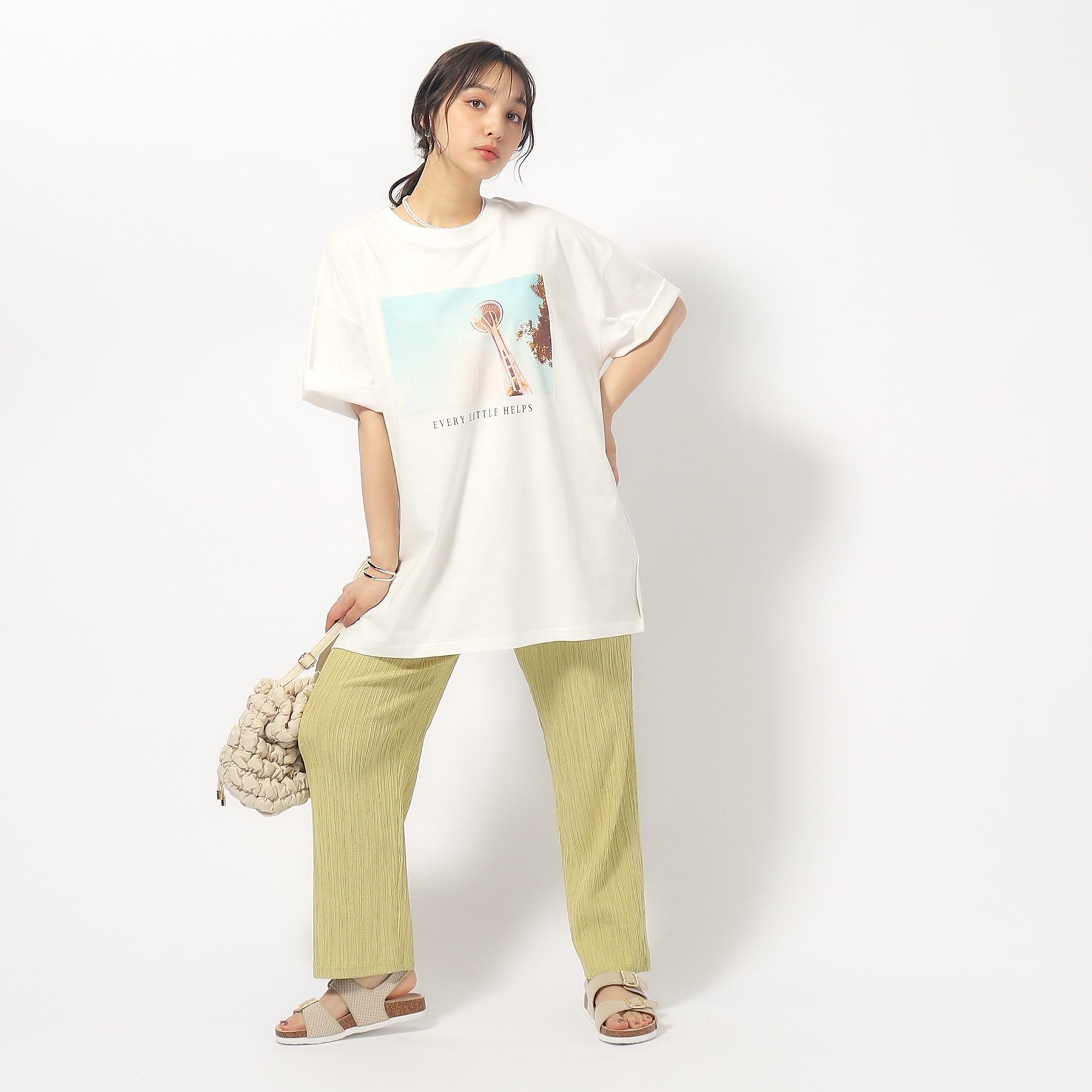 SHOO･LA･RUE「ゆるっとが今年らしい プリントBIG Tシャツ」|Tシャツ・カットソー|