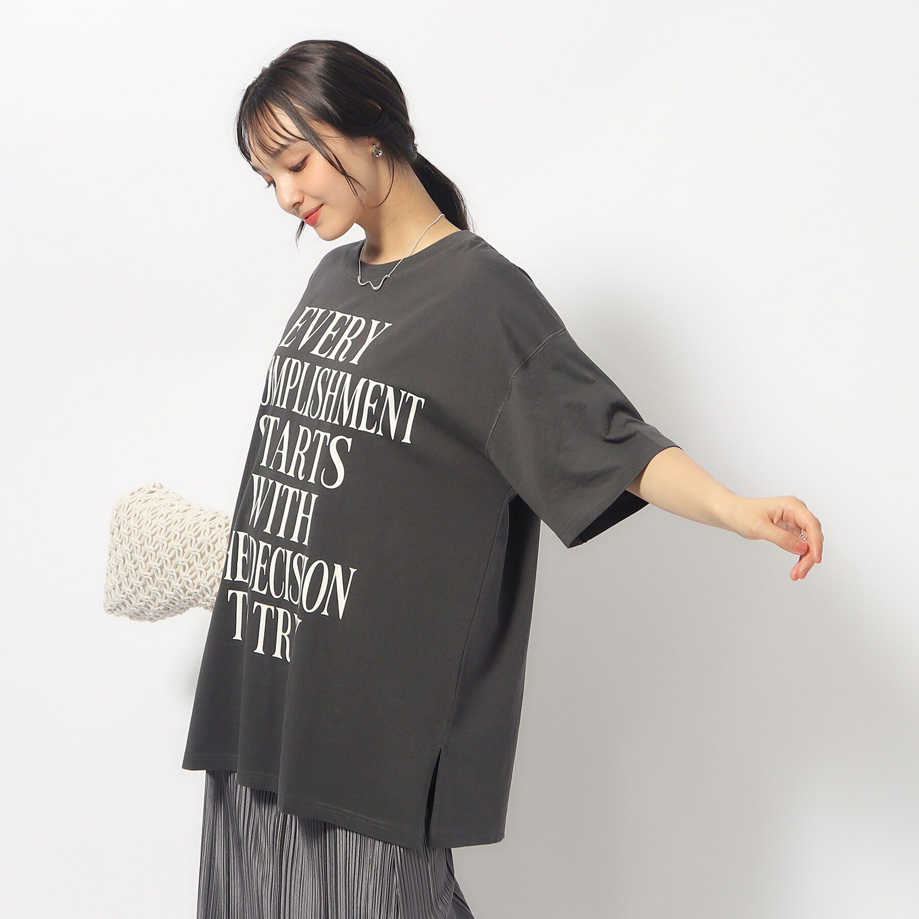 SHOO･LA･RUE「ゆるっとが今年らしい プリントBIG Tシャツ」|Tシャツ・カットソー|