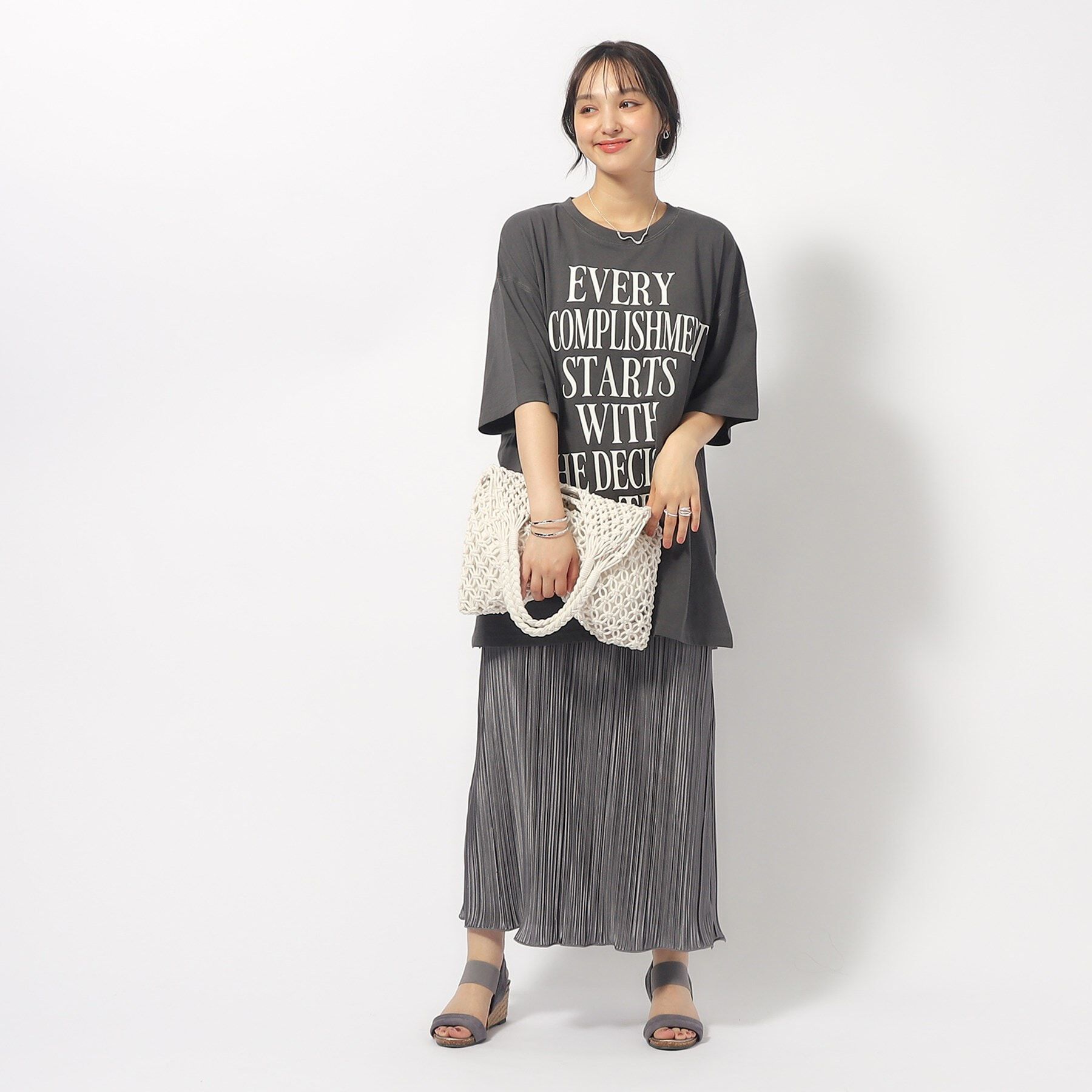 SHOO･LA･RUE「ゆるっとが今年らしい プリントBIG Tシャツ」|Tシャツ・カットソー|