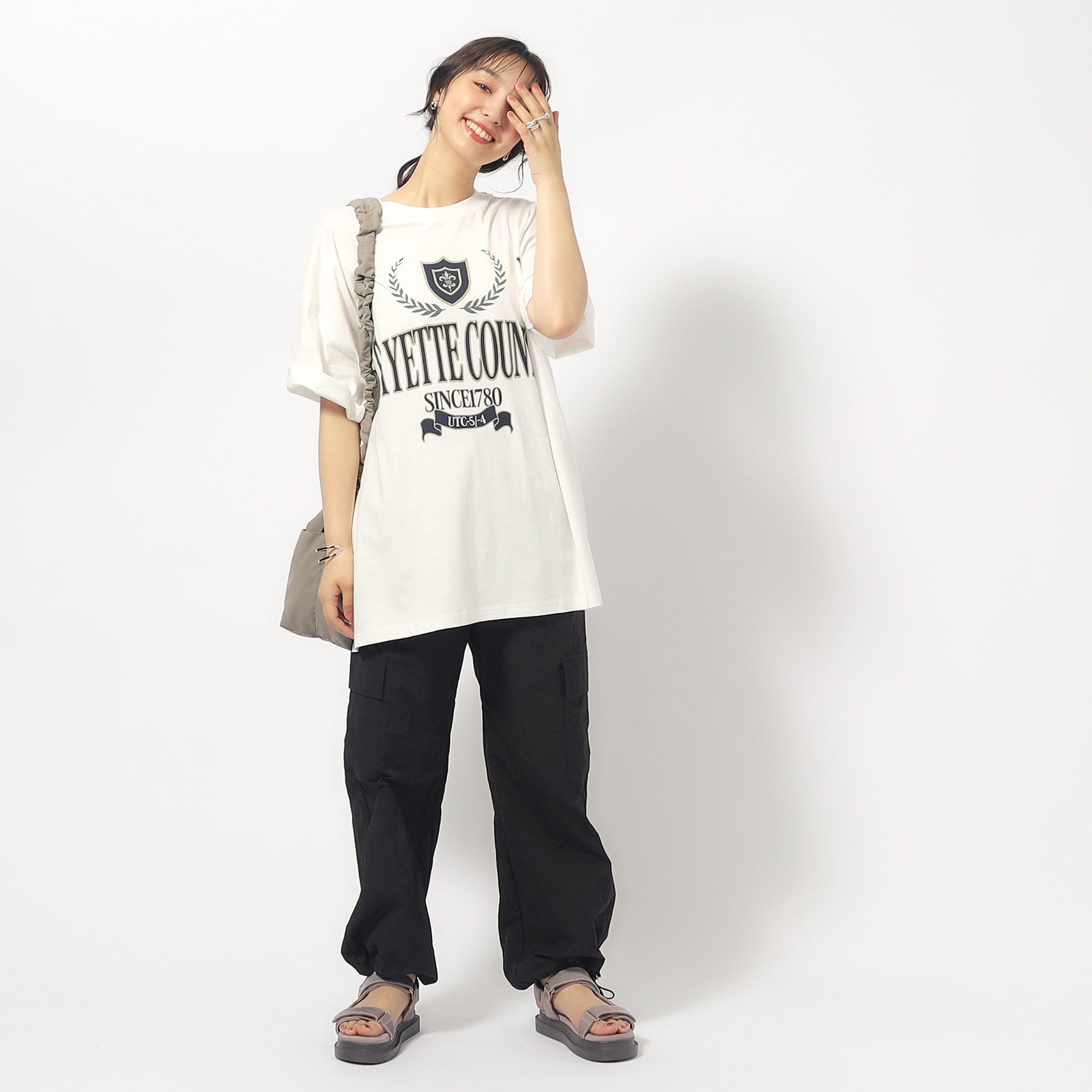 SHOO･LA･RUE「ゆるっとが今年らしい プリントBIG Tシャツ」|Tシャツ・カットソー|