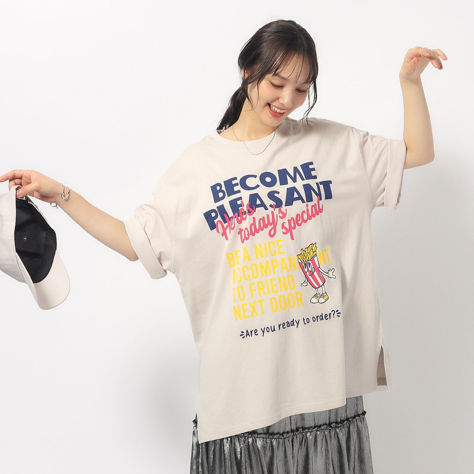 SHOO･LA･RUE「ゆるっとが今年らしい プリントBIG Tシャツ」|Tシャツ・カットソー|