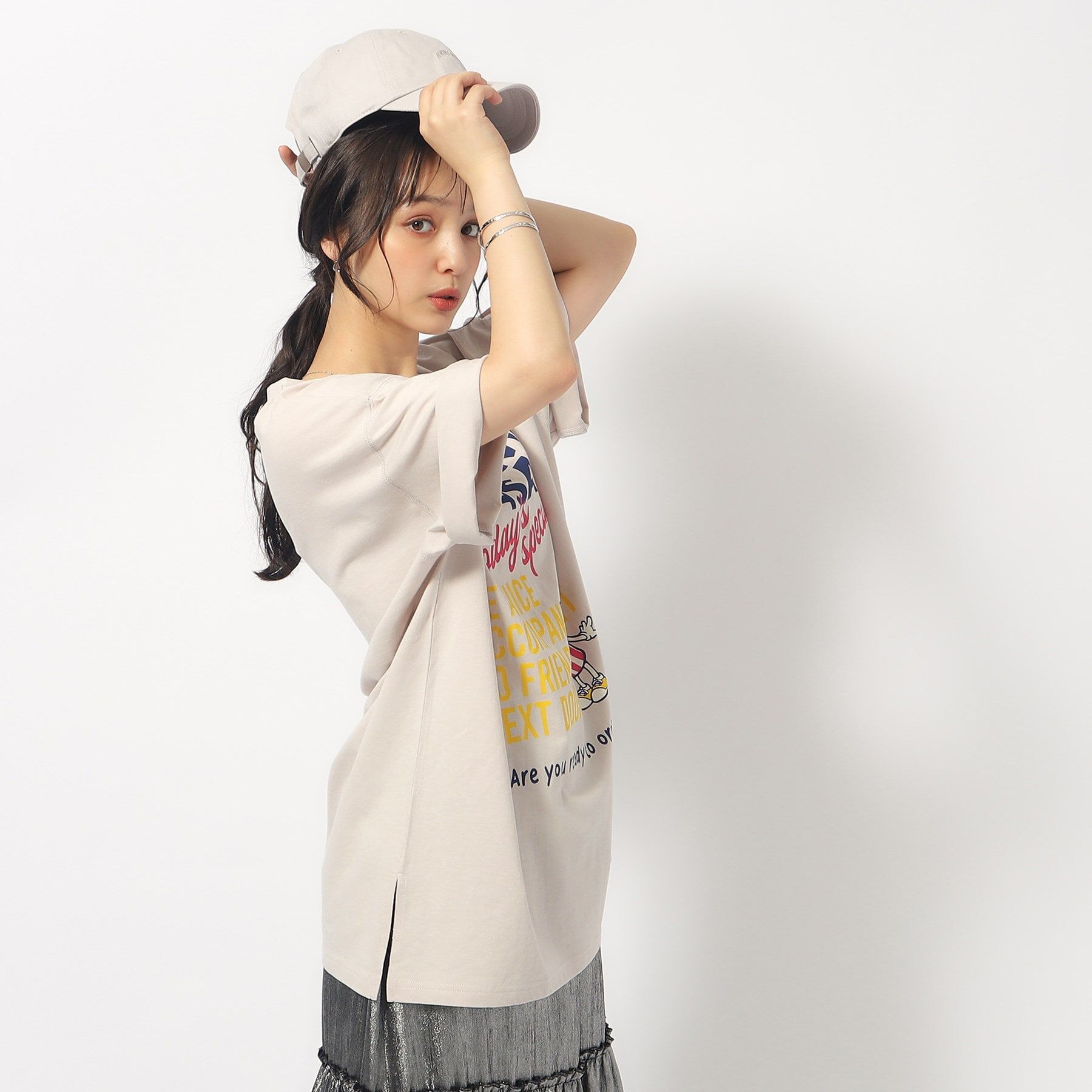 SHOO･LA･RUE「ゆるっとが今年らしい プリントBIG Tシャツ」|Tシャツ・カットソー|