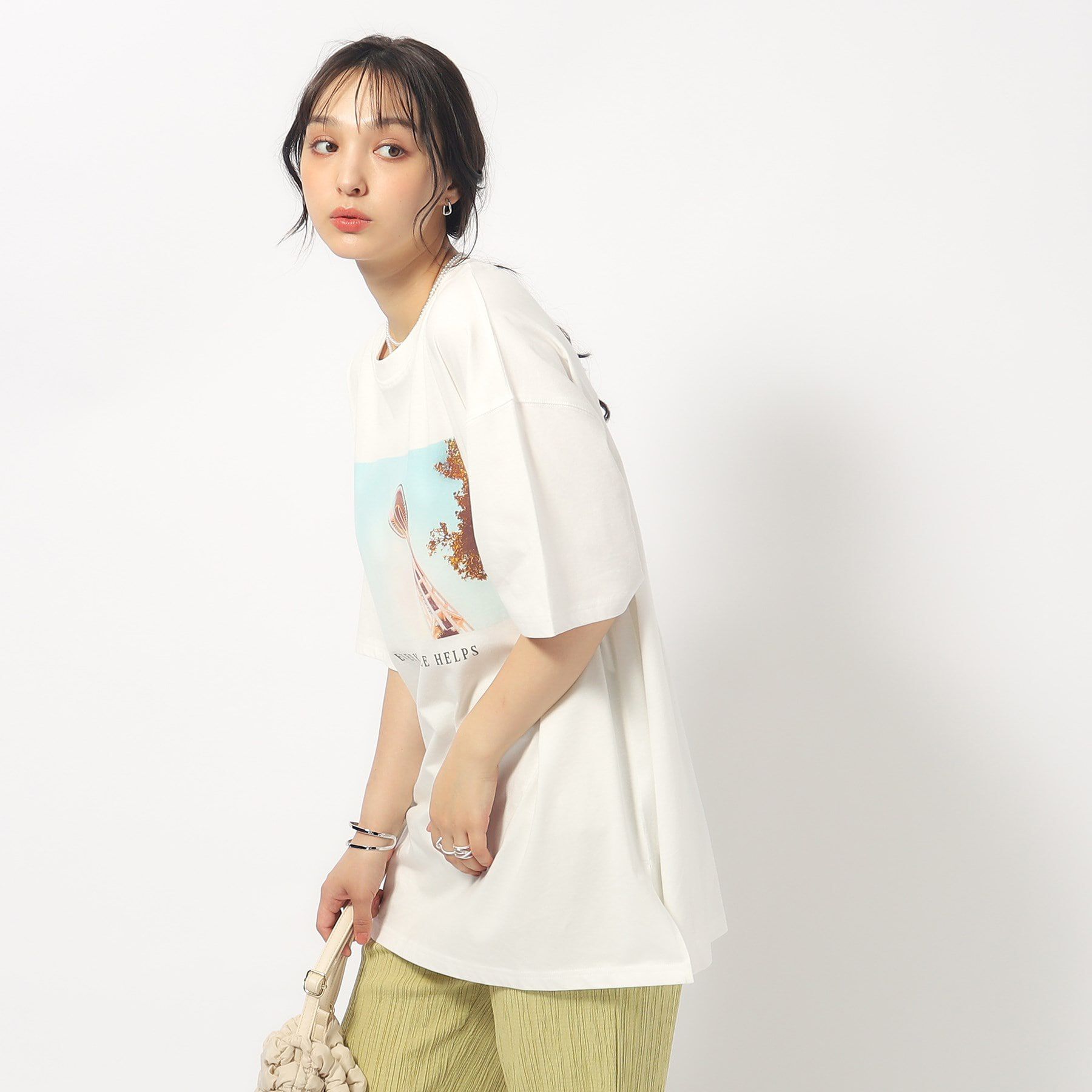 SHOO･LA･RUE「ゆるっとが今年らしい プリントBIG Tシャツ」|Tシャツ・カットソー|