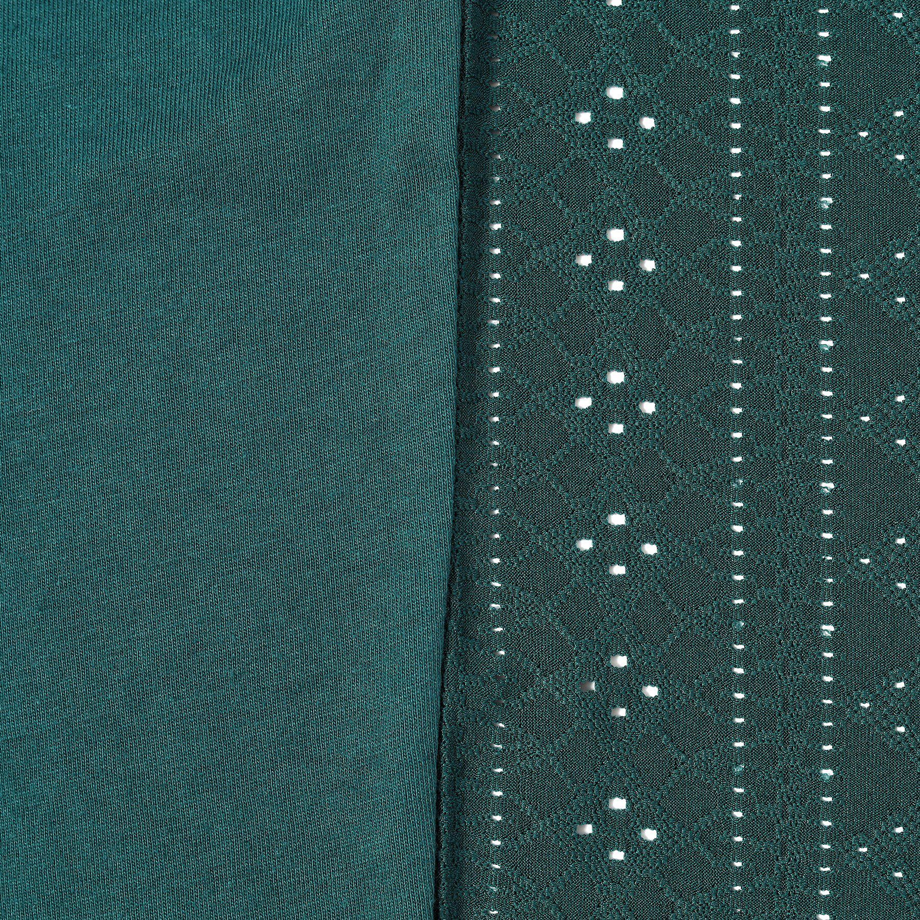 SHOO･LA･RUE「涼やかにきれい見え レースライク ジャカードトップス」|Tシャツ・カットソー|