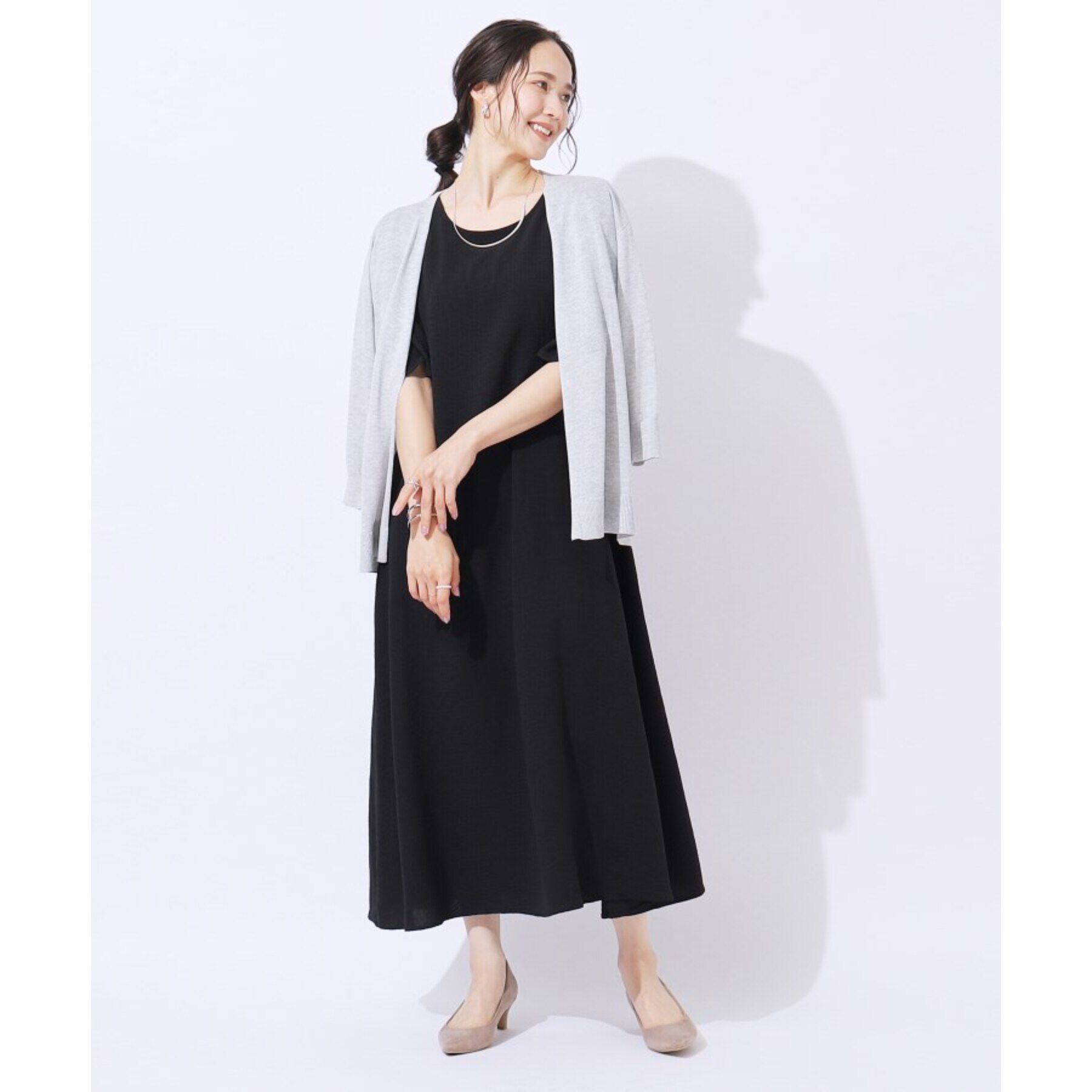 SHOO･LA･RUE「【洗える】Aラインで女性らしく 1枚で映えるギンガムワンピース」|ワンピース|