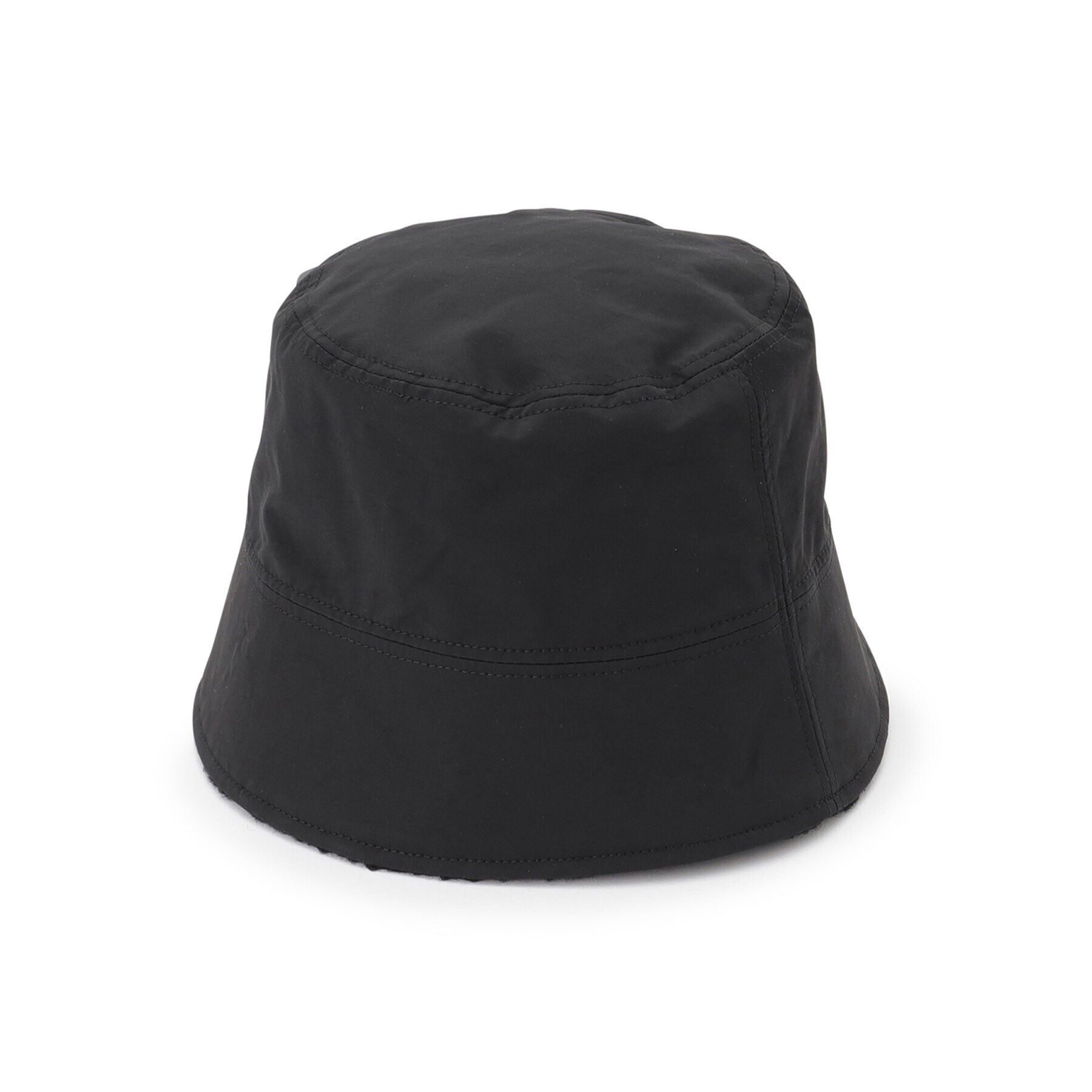 SHOO･LA･RUE「ポリ&times;ボアリバーシブルバケハ」|ハット|ブラック(019)