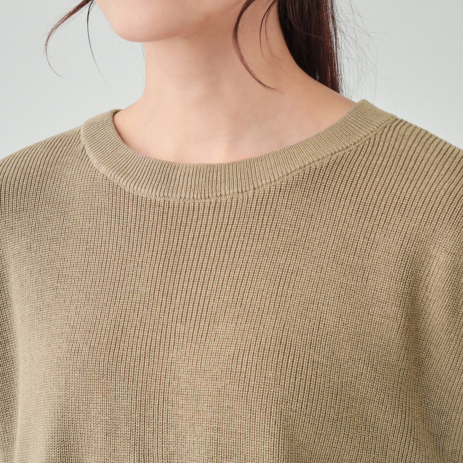 SHOO･LA･RUE「【S-LL/2点セット】後ろ姿も抜かりなく バックリボンニットベスト＋ロンT」|その他|