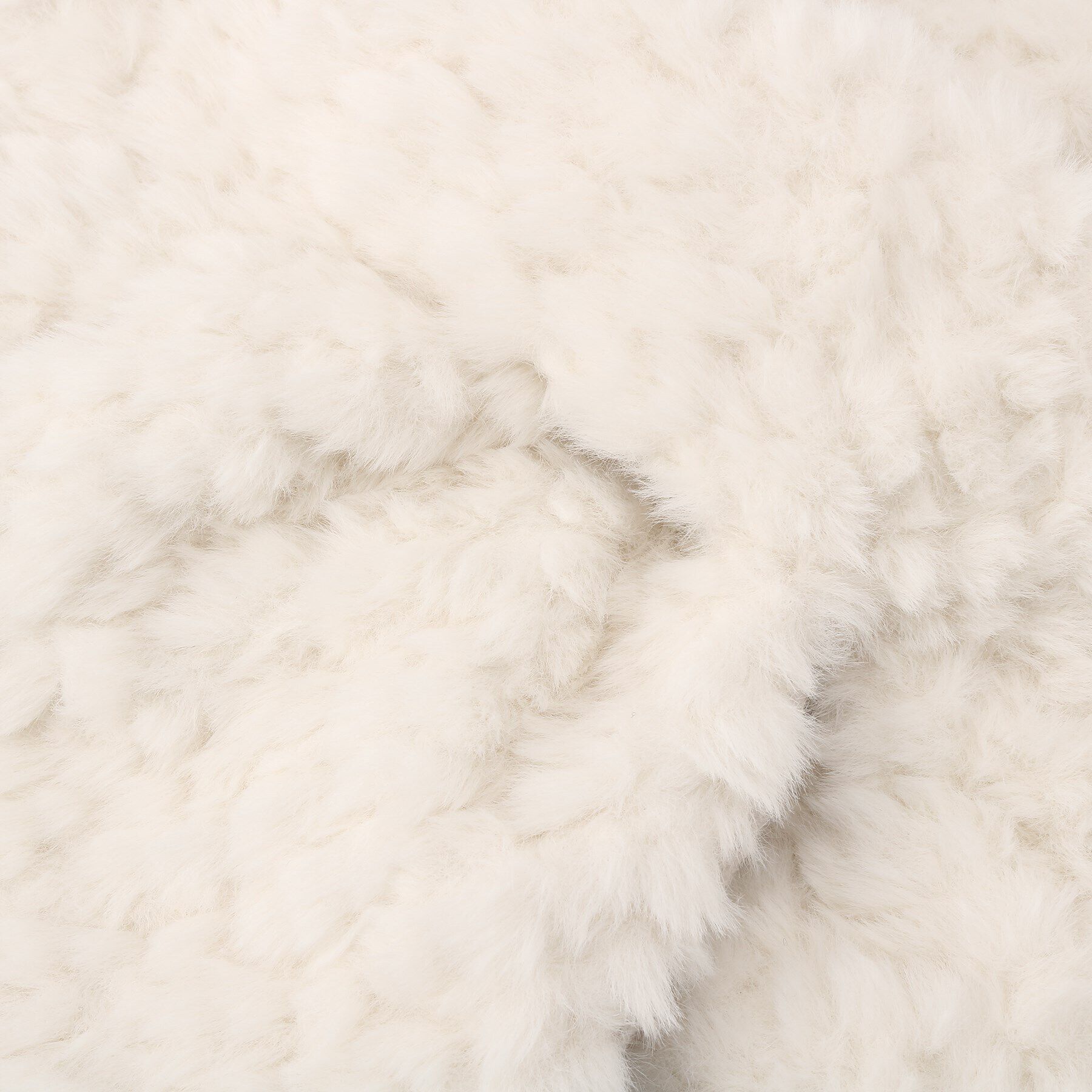 SHOO･LA･RUE「アソート柄差し込みポコポコフェイクファーマフラー」|ストール|