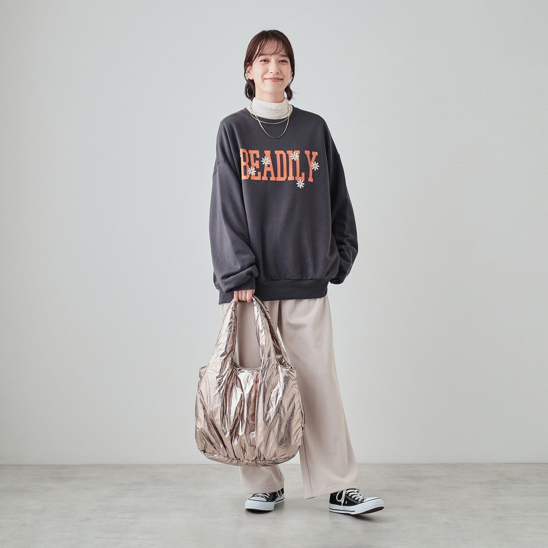 SHOO･LA･RUE「シャイニー／無地アソートトートバッグ」|トートバッグ|