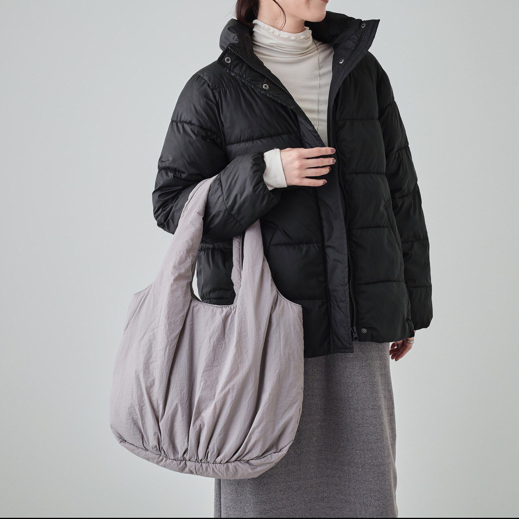 SHOO･LA･RUE「シャイニー／無地アソートトートバッグ」|トートバッグ|