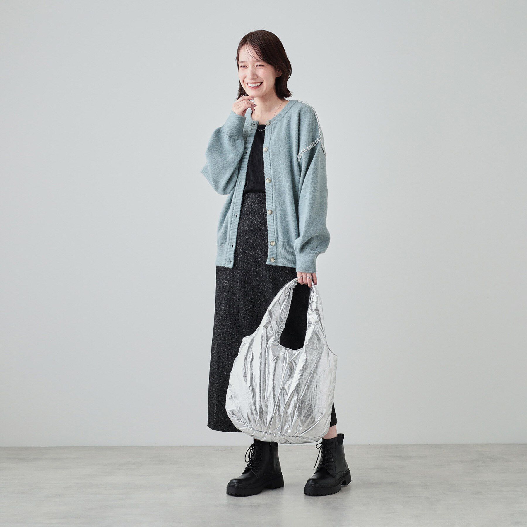 SHOO･LA･RUE「シャイニー／無地アソートトートバッグ」|トートバッグ|