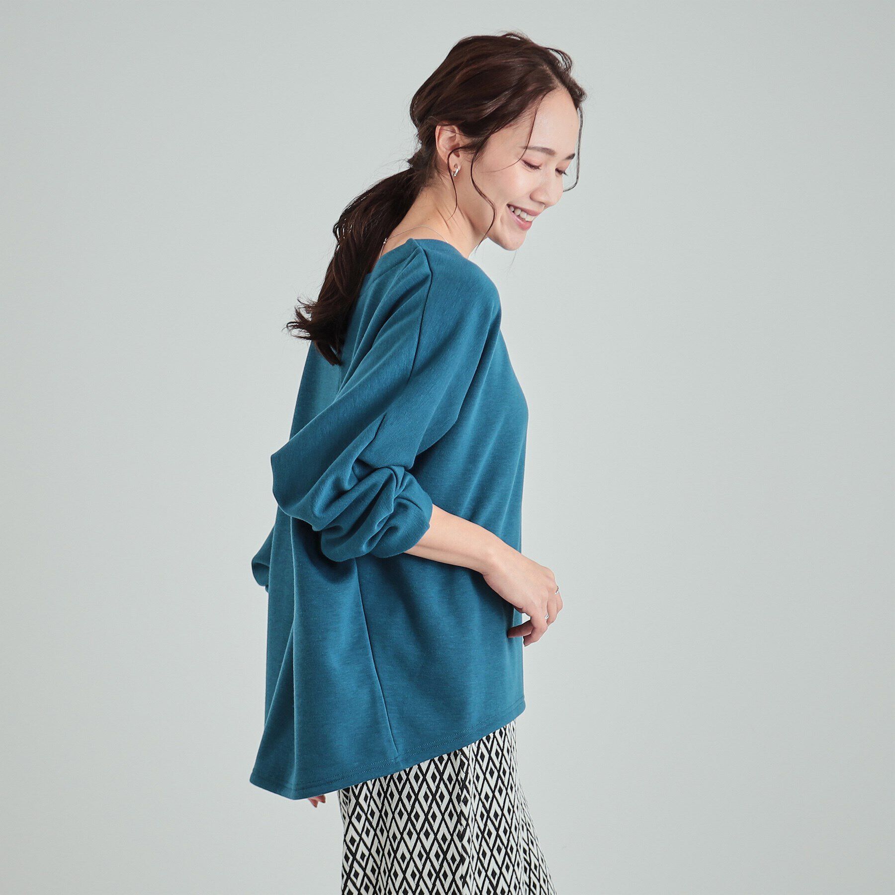 SHOO･LA･RUE「【あったか】ドルマンスリーブ裏起毛トップス」|Tシャツ・カットソー|