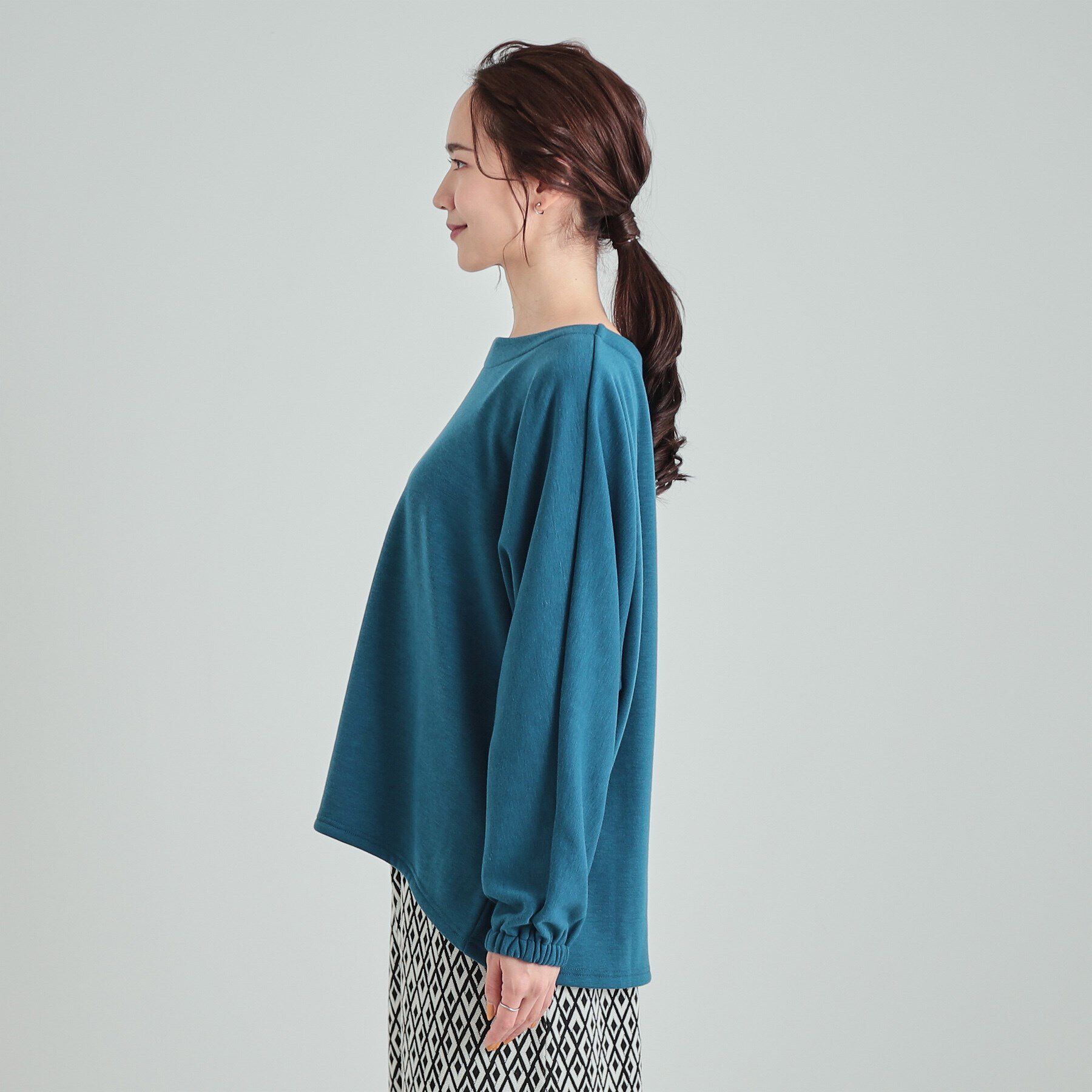 SHOO･LA･RUE「【あったか】ドルマンスリーブ裏起毛トップス」|Tシャツ・カットソー|