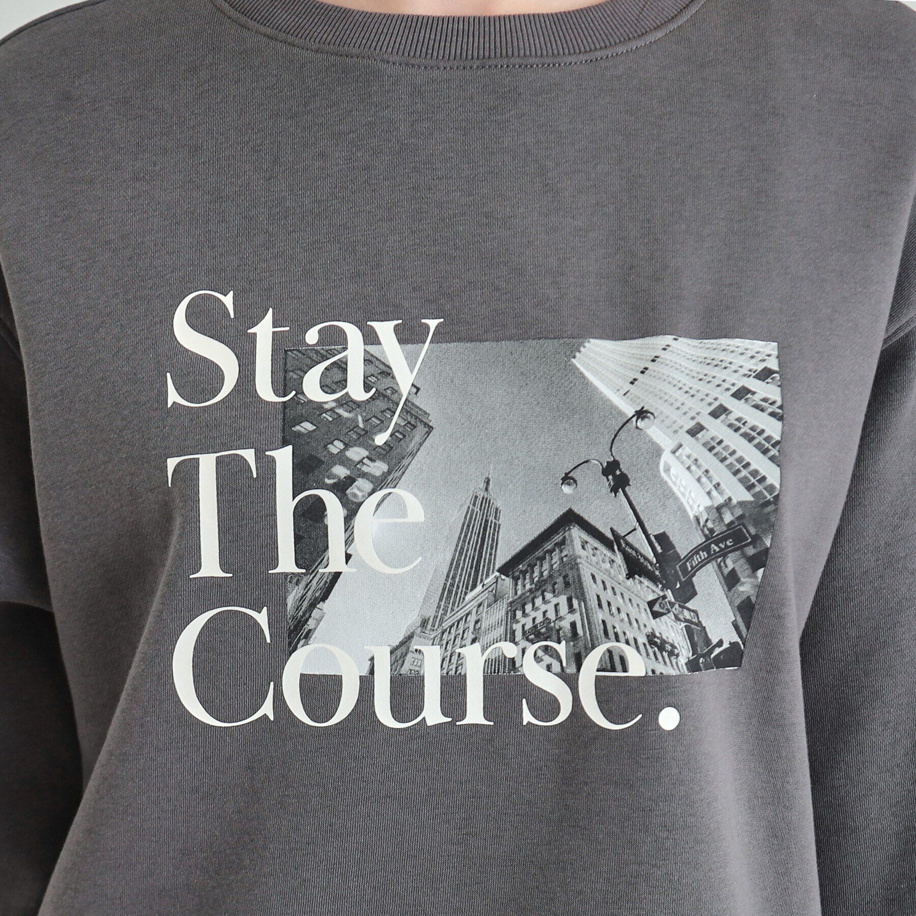 SHOO･LA･RUE「【洗える/S-LL】ふわふわあったか裏起毛 グラフィックスウェット【SHOO WARM】」|パーカー|