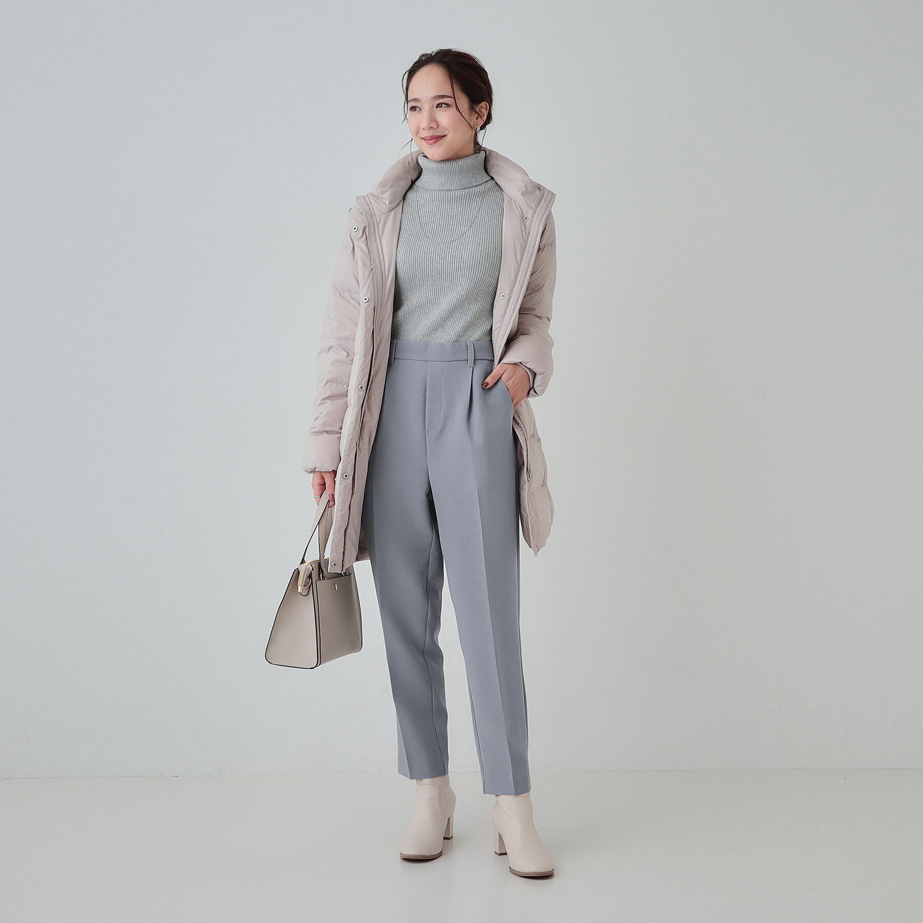 SHOO･LA･RUE「【SS-3L/洗える/通勤・セレモニーにも】しなやかな身のこなしが叶う ストレッチテーパードパンツ」|その他|