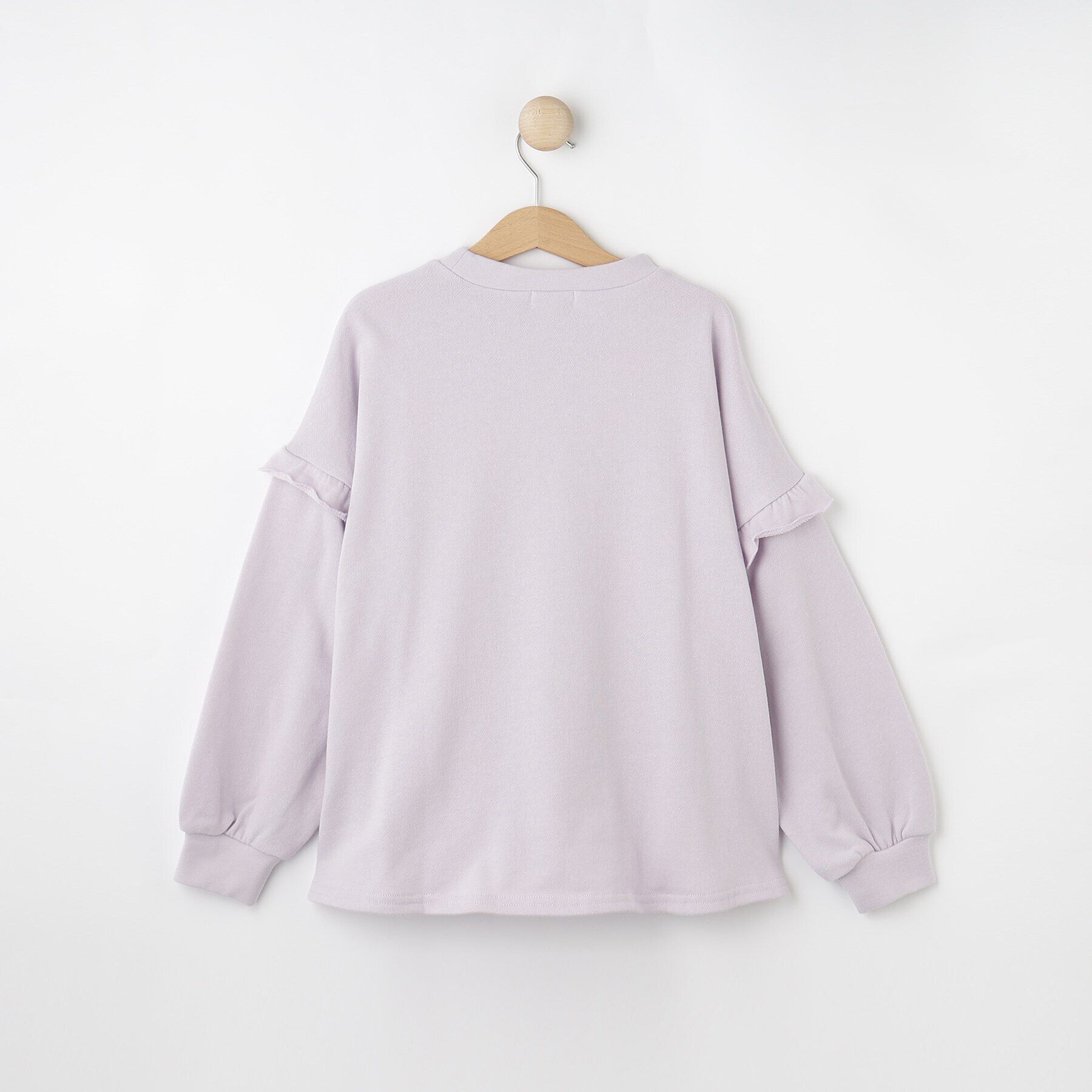 SHOO･LA･RUE「【130-150cm/洗える/姉妹リンク可】お袖フリルがアクセント アソートプリントスウェット」|その他|