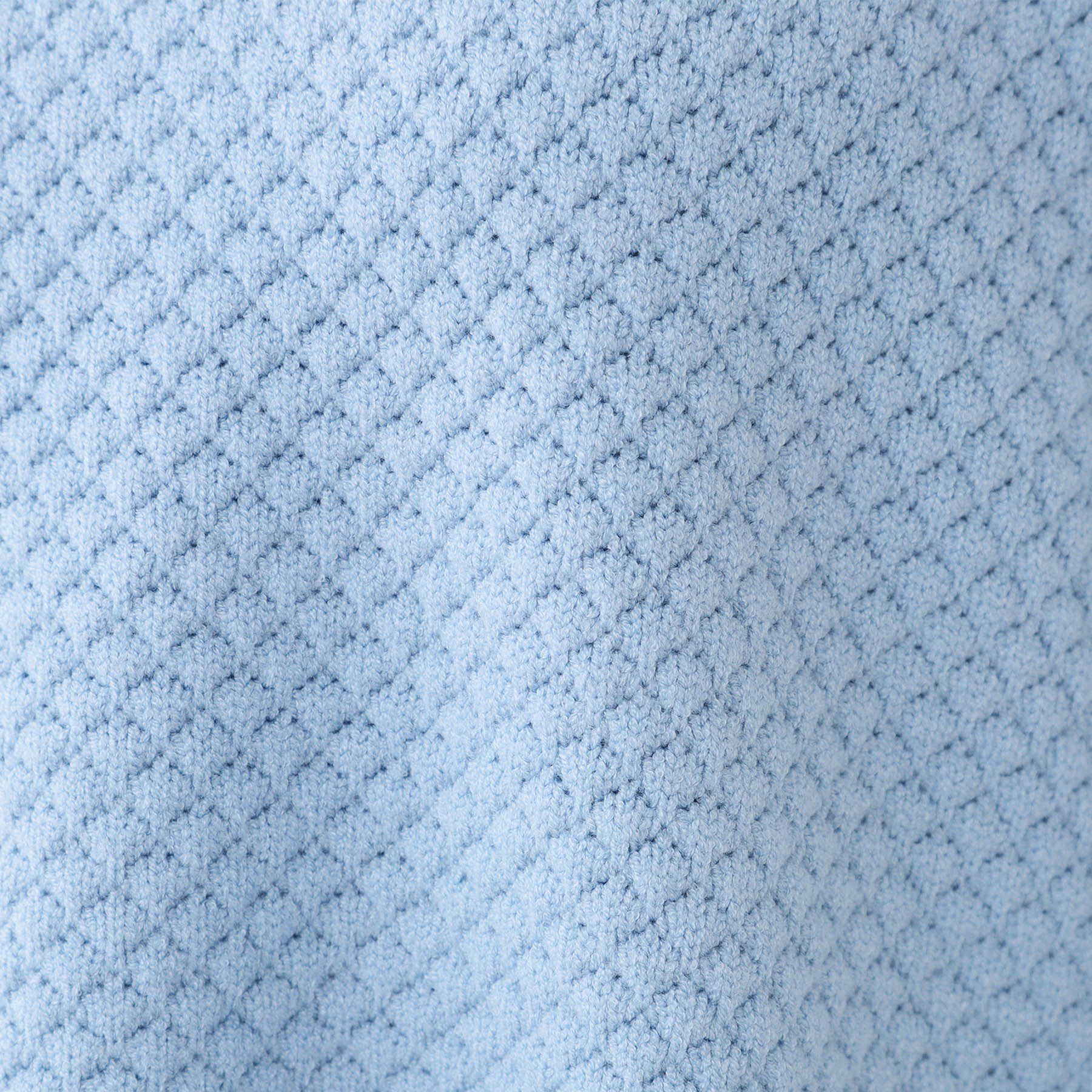 SHOO･LA･RUE「【高レビュー/洗える/S-LL】ポコポコの表面感が魅力 ラーベン柄ニット」|ニット・セーター|