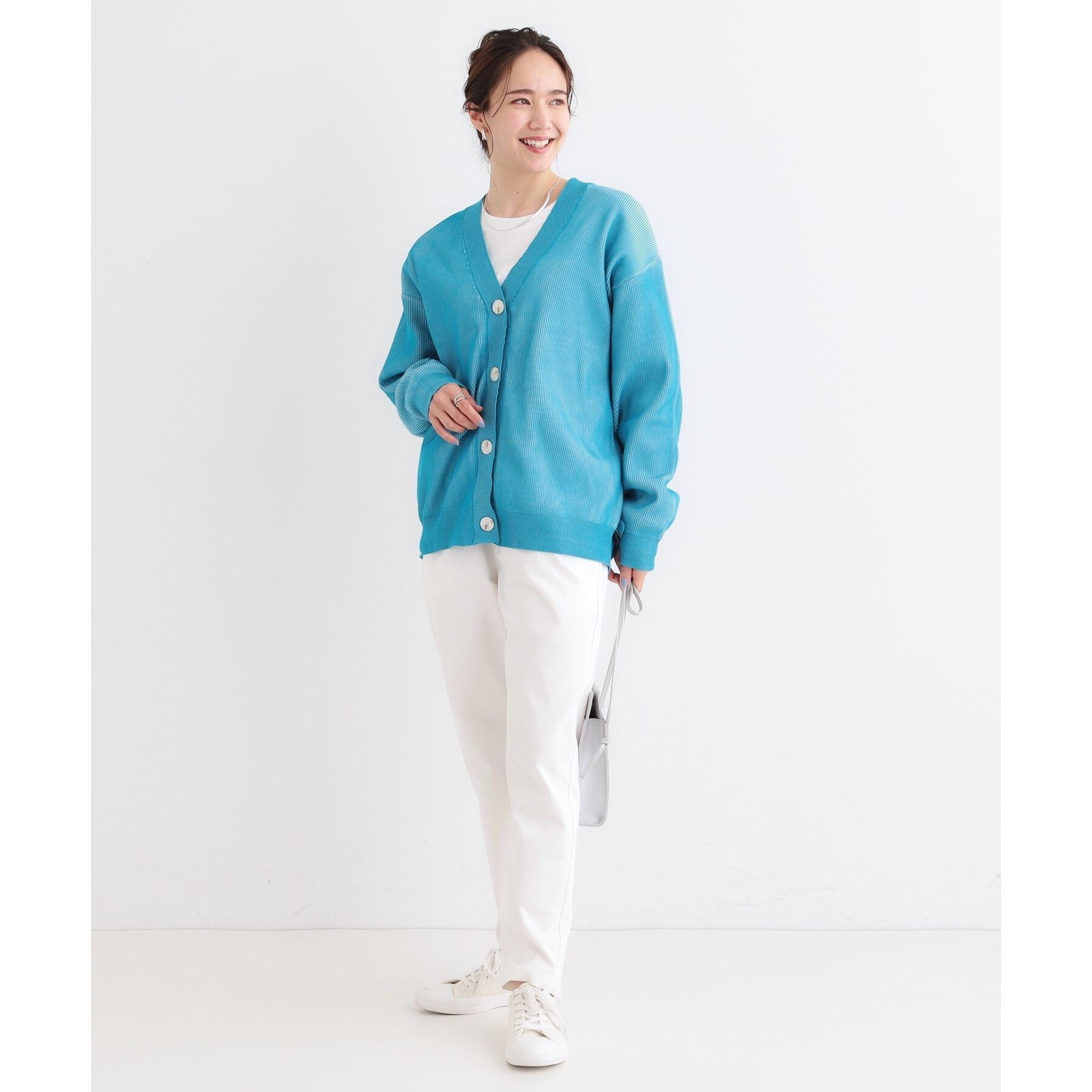 SHOO･LA･RUE「【洗える/SS-3L/美脚シルエット】アクティブ派のデニム イージーテーパードパンツ」|その他|