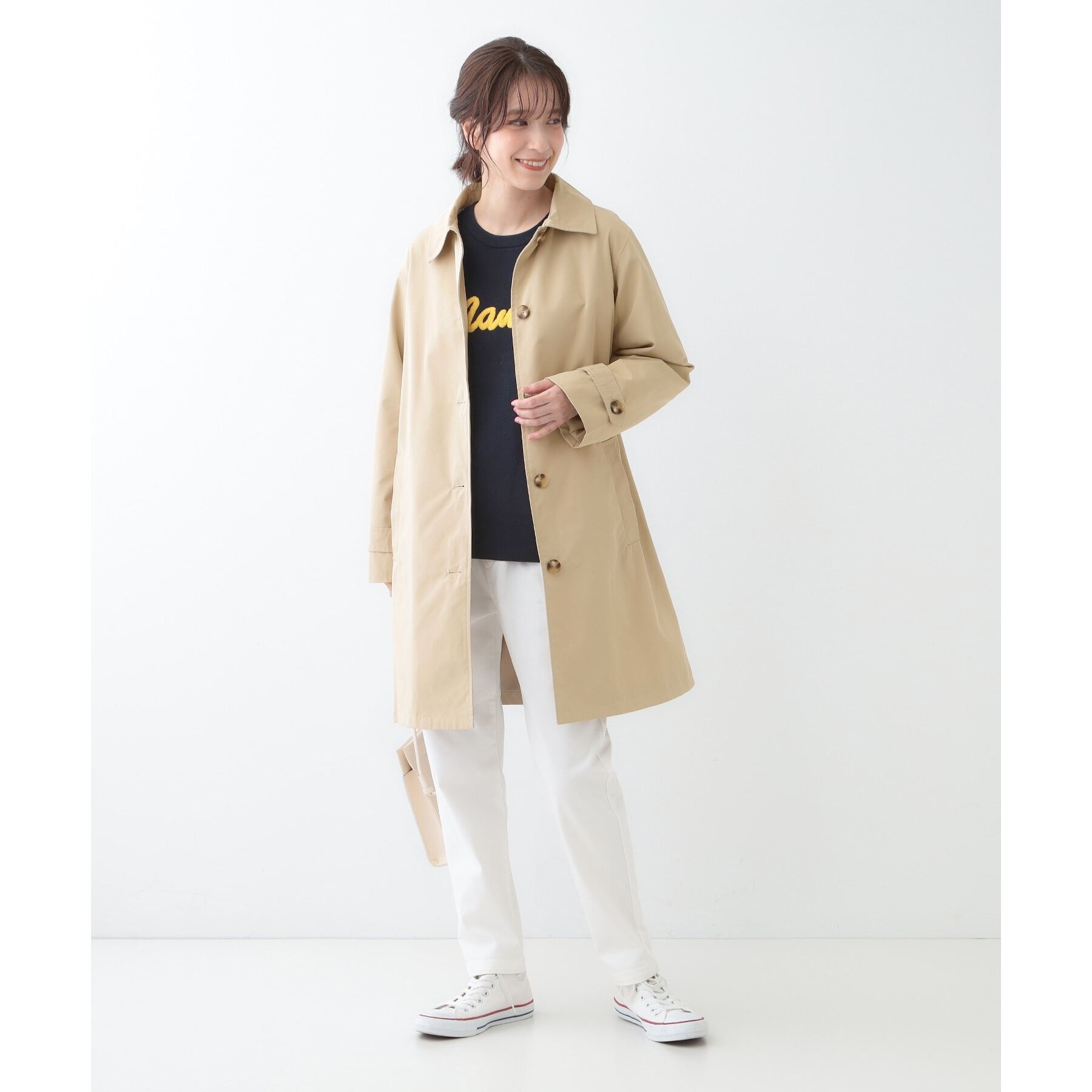 SHOO･LA･RUE「【洗える/SS-3L/美脚シルエット】アクティブ派のデニム イージーテーパードパンツ」|その他|