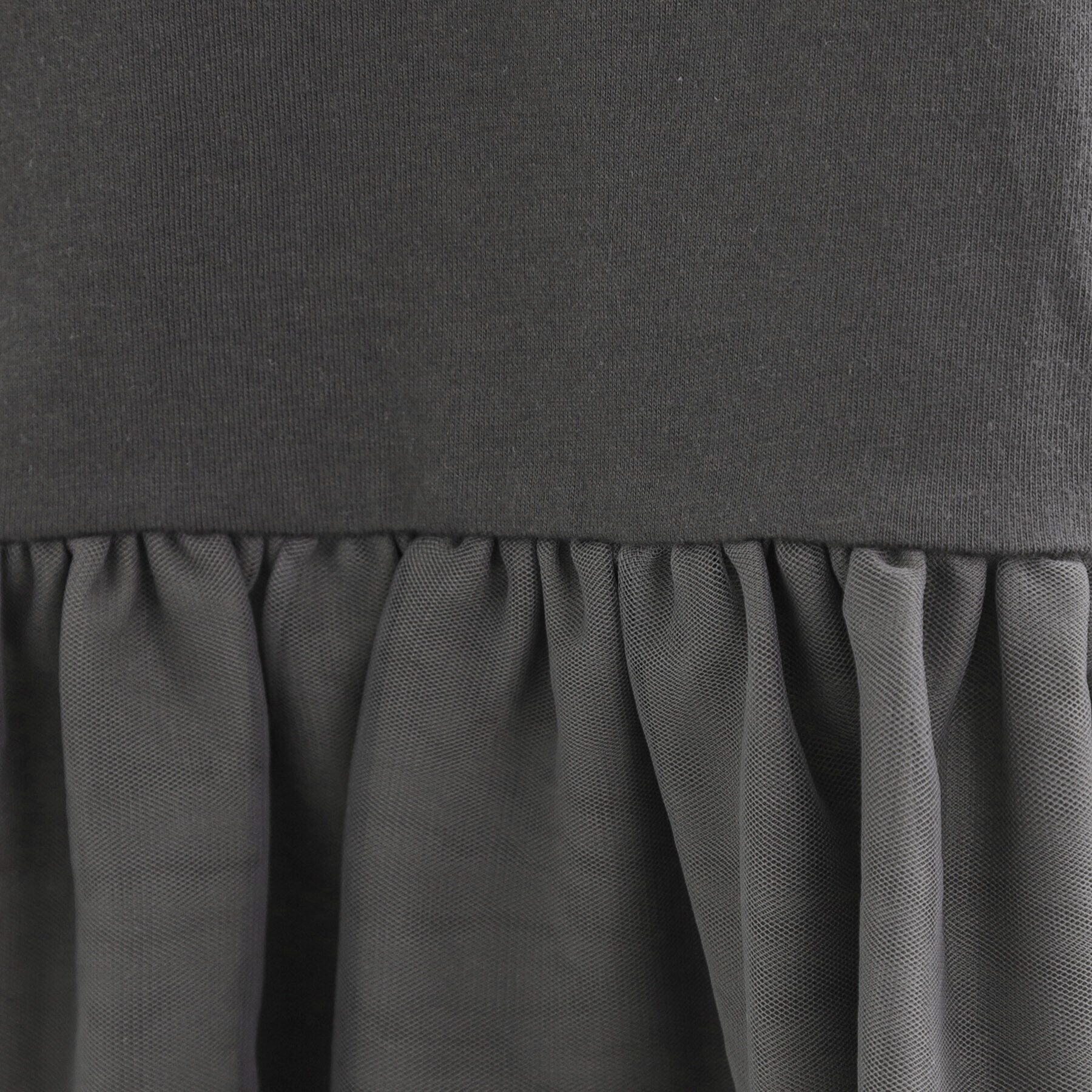 SHOO･LA･RUE「【S-LL/体型カバー】いつものコーデにプラスワン　裾チュールインナー」|Tシャツ・カットソー|