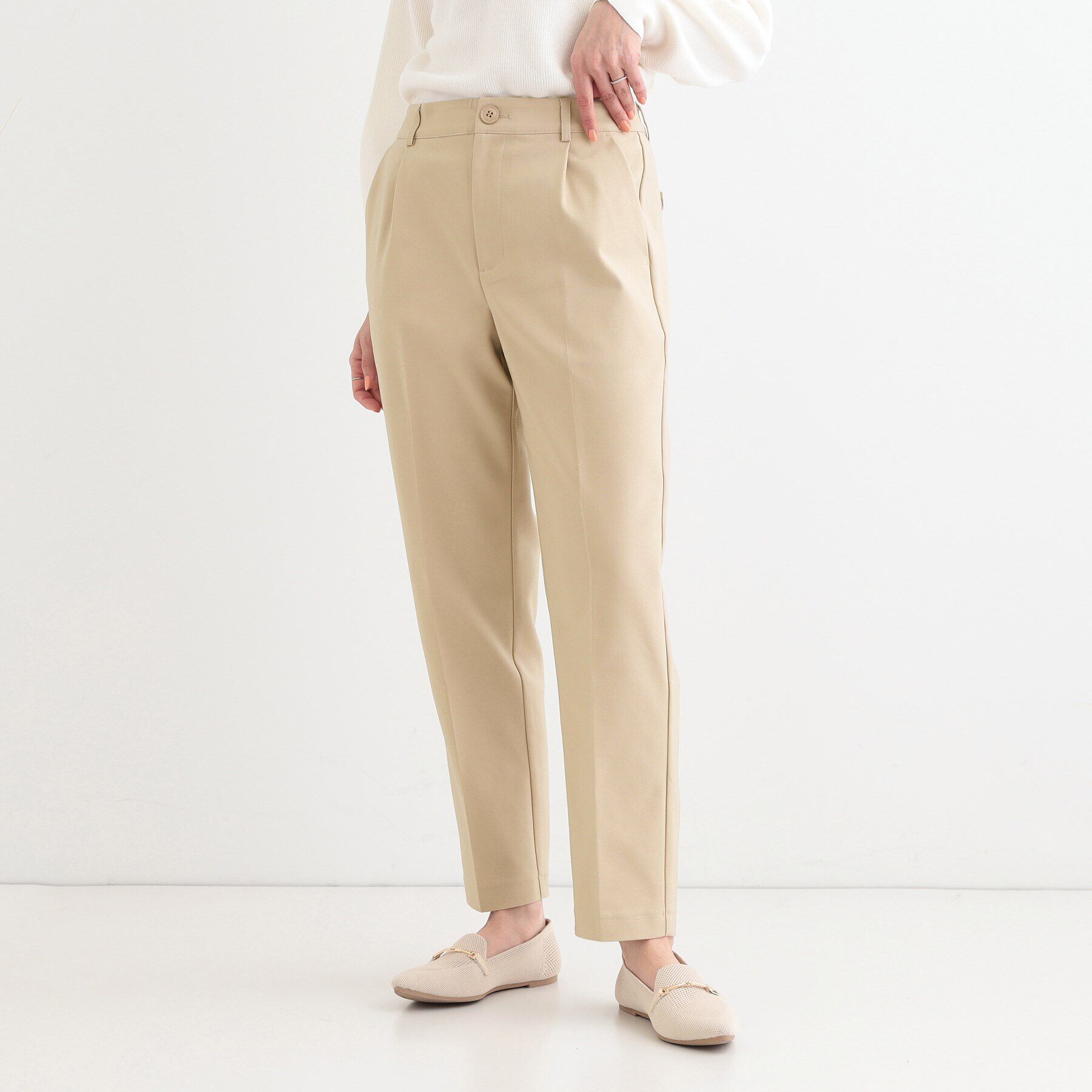 SHOO･LA･RUE「【高レビュー/洗える/美脚シルエット】ソフトスティックパンツ」|その他|