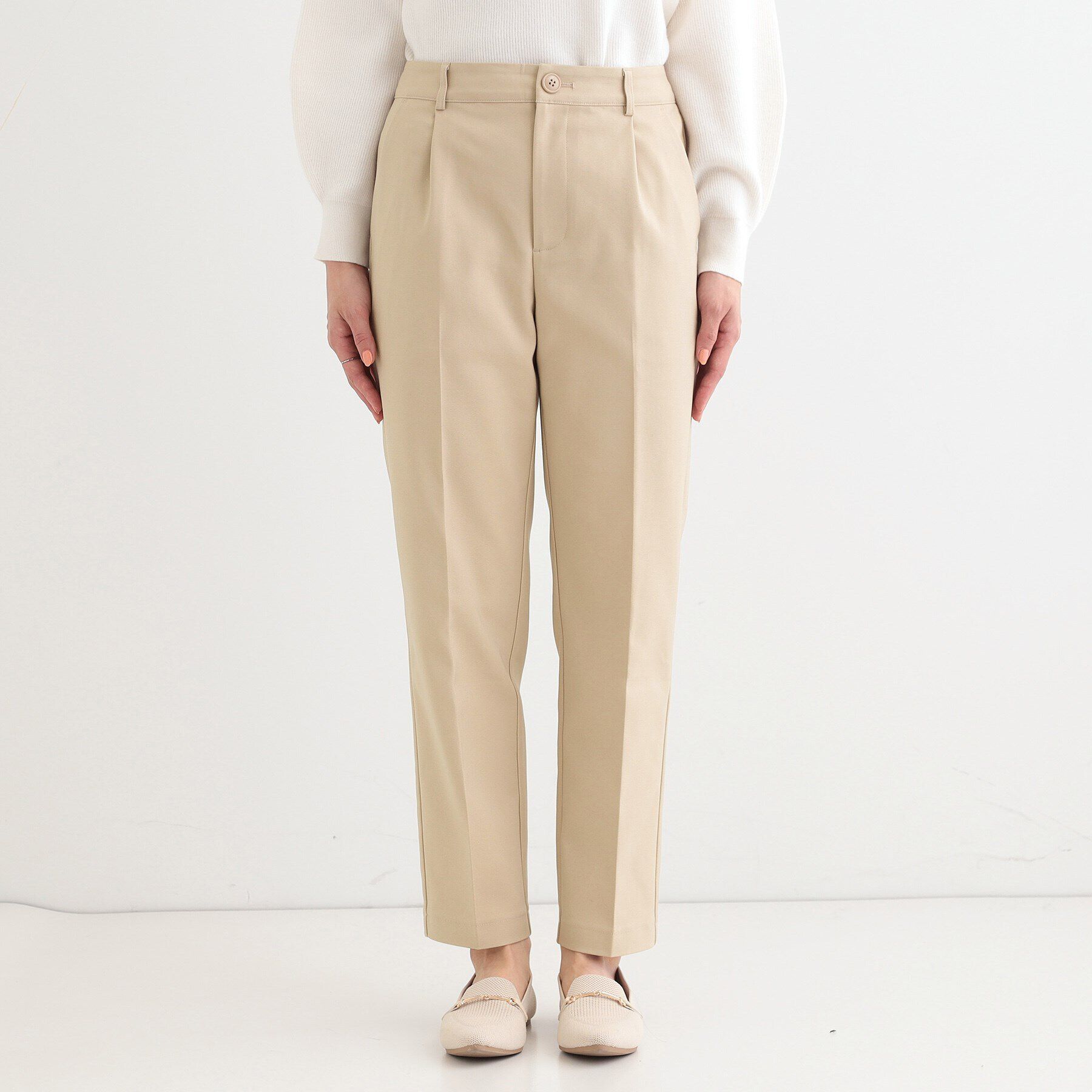 SHOO･LA･RUE「【高レビュー/洗える/美脚シルエット】ソフトスティックパンツ」|その他|