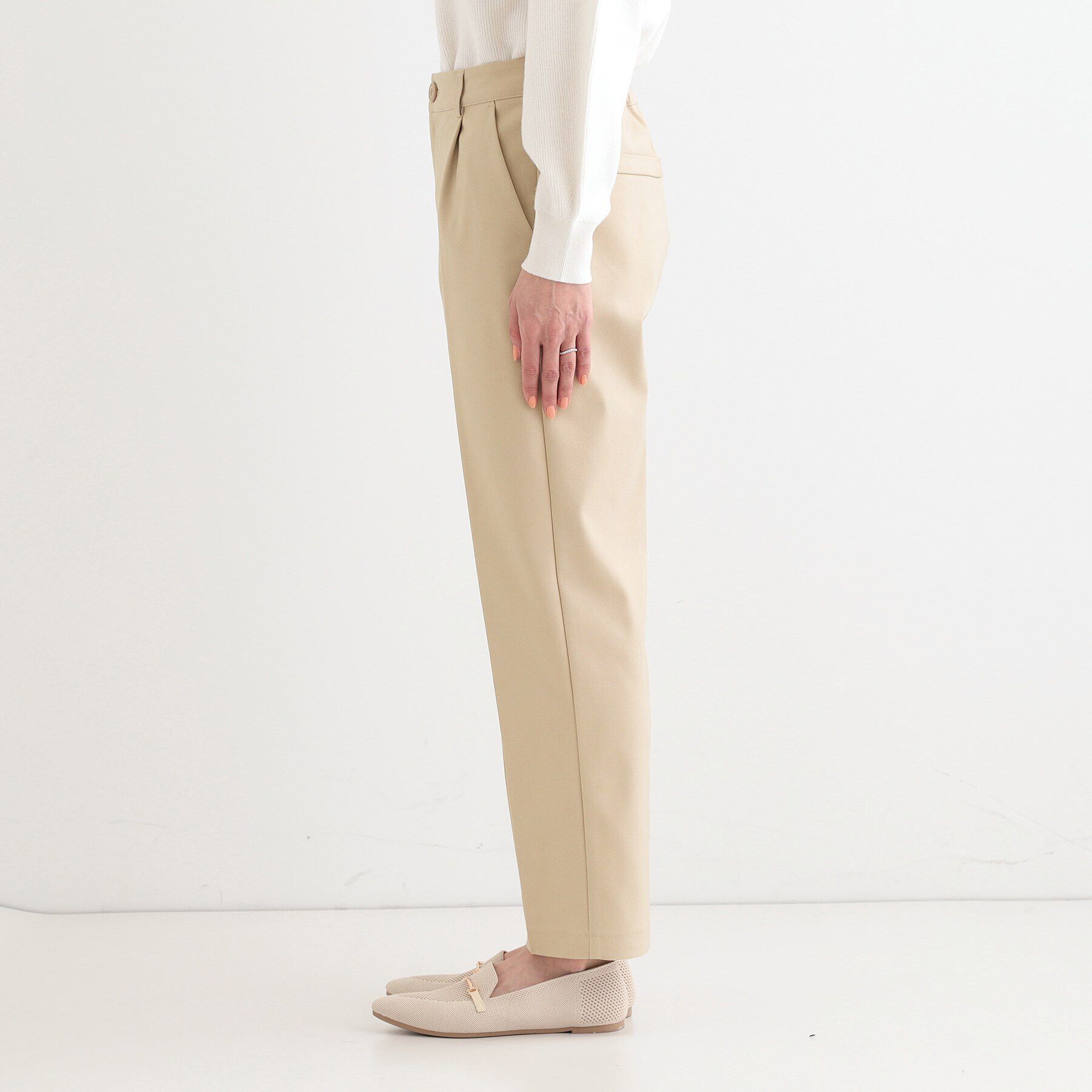 SHOO･LA･RUE「【高レビュー/洗える/美脚シルエット】ソフトスティックパンツ」|その他|