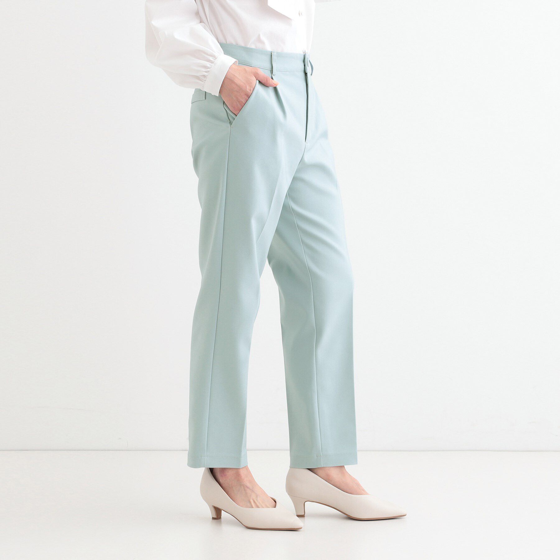 SHOO･LA･RUE「【高レビュー/洗える/美脚シルエット】ソフトスティックパンツ」|その他|