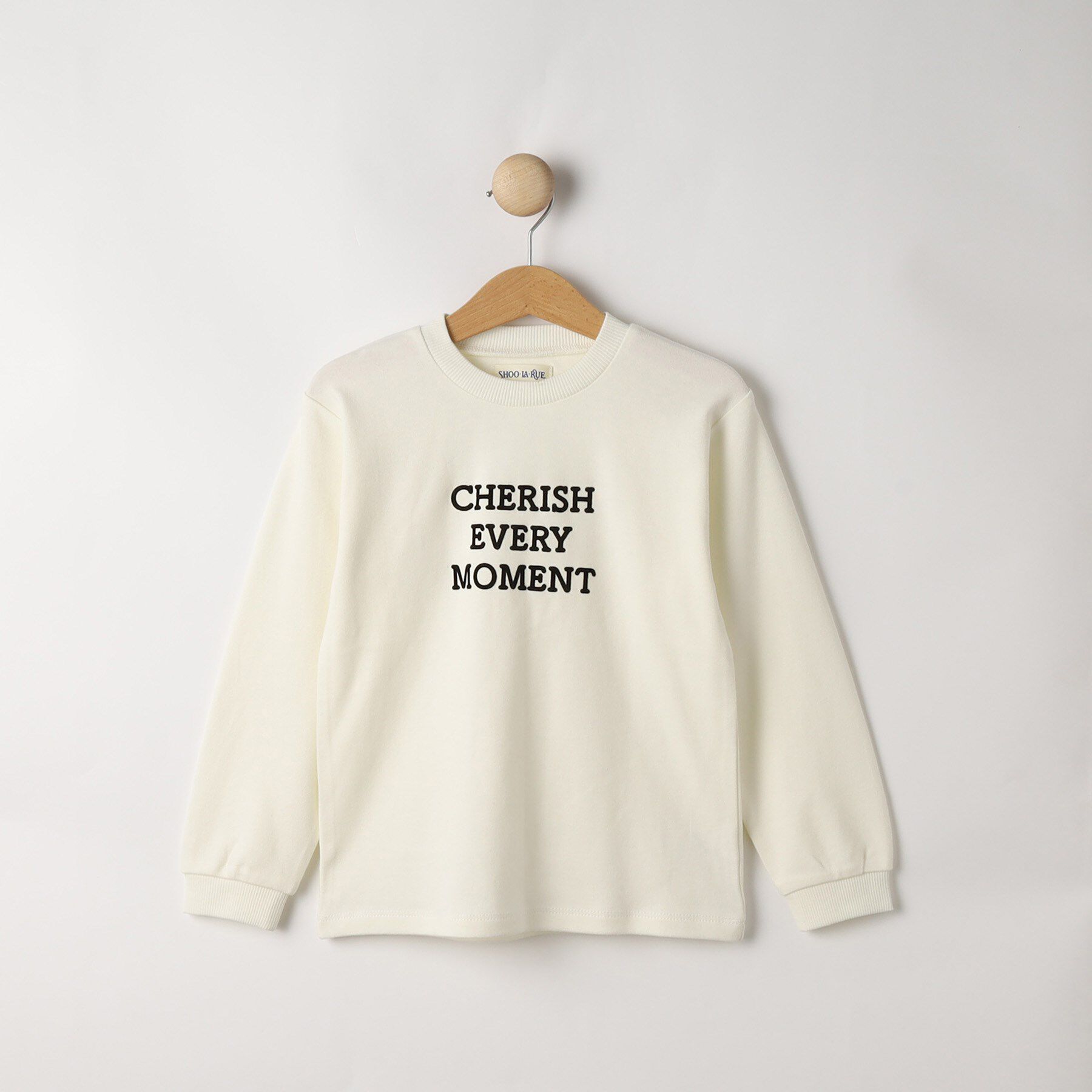 SHOO･LA･RUE「【100-150cm/洗える/2点セット】大人顔負け ロゴロンT＋チュールキャミ」|その他|