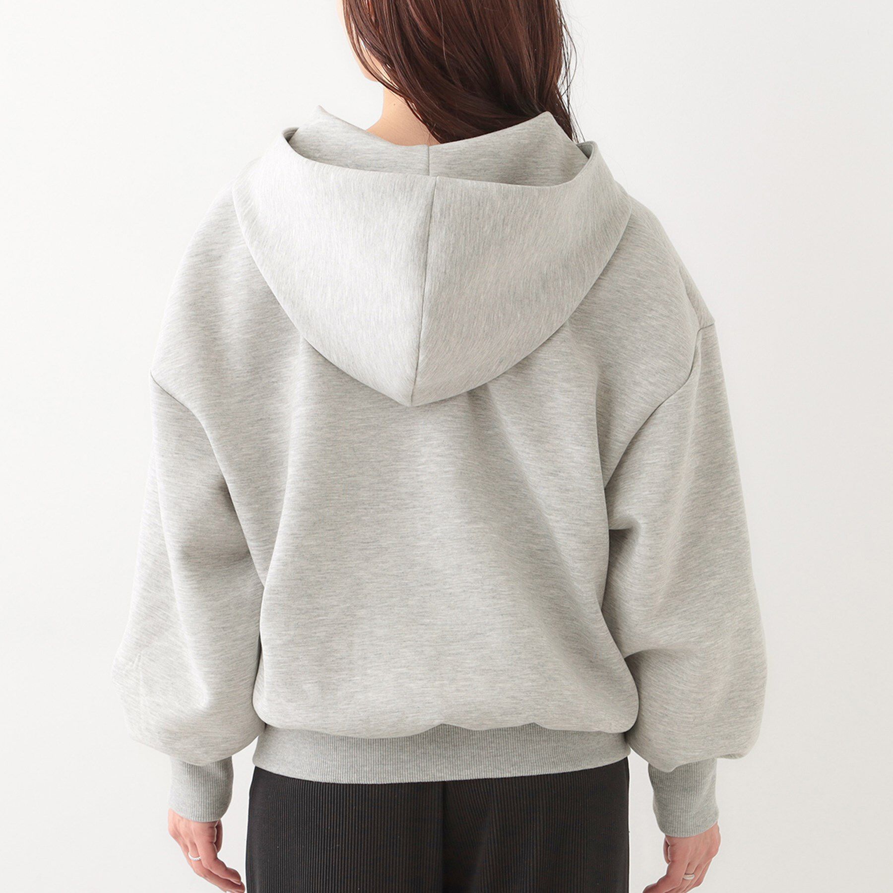 SHOO･LA･RUE「季節の変わり目に頼れる ダブルZIPダンボールパーカー」|カーディガン|