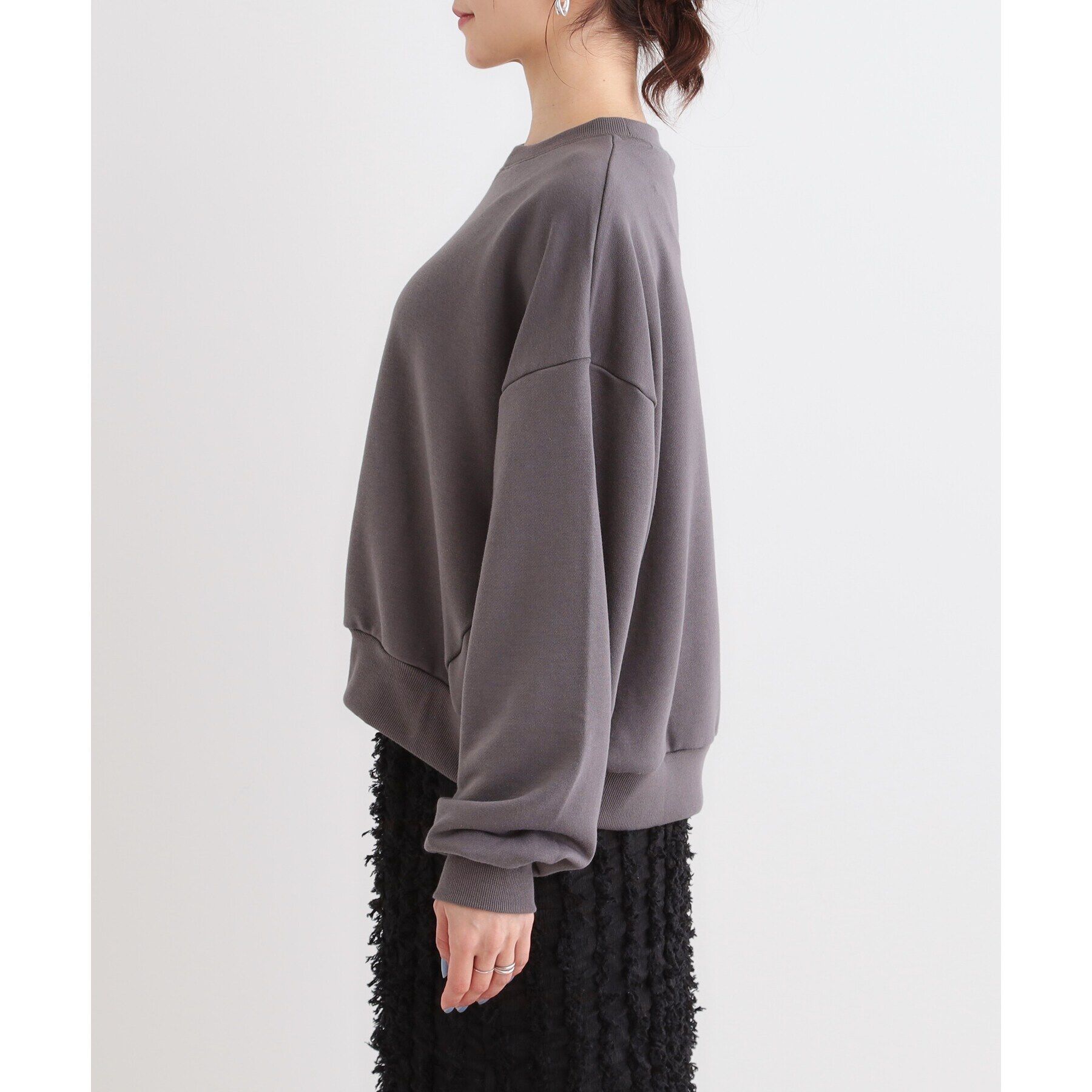 SHOO･LA･RUE「【洗える/着丈が選べる】ベーシックスウェット」|パーカー|