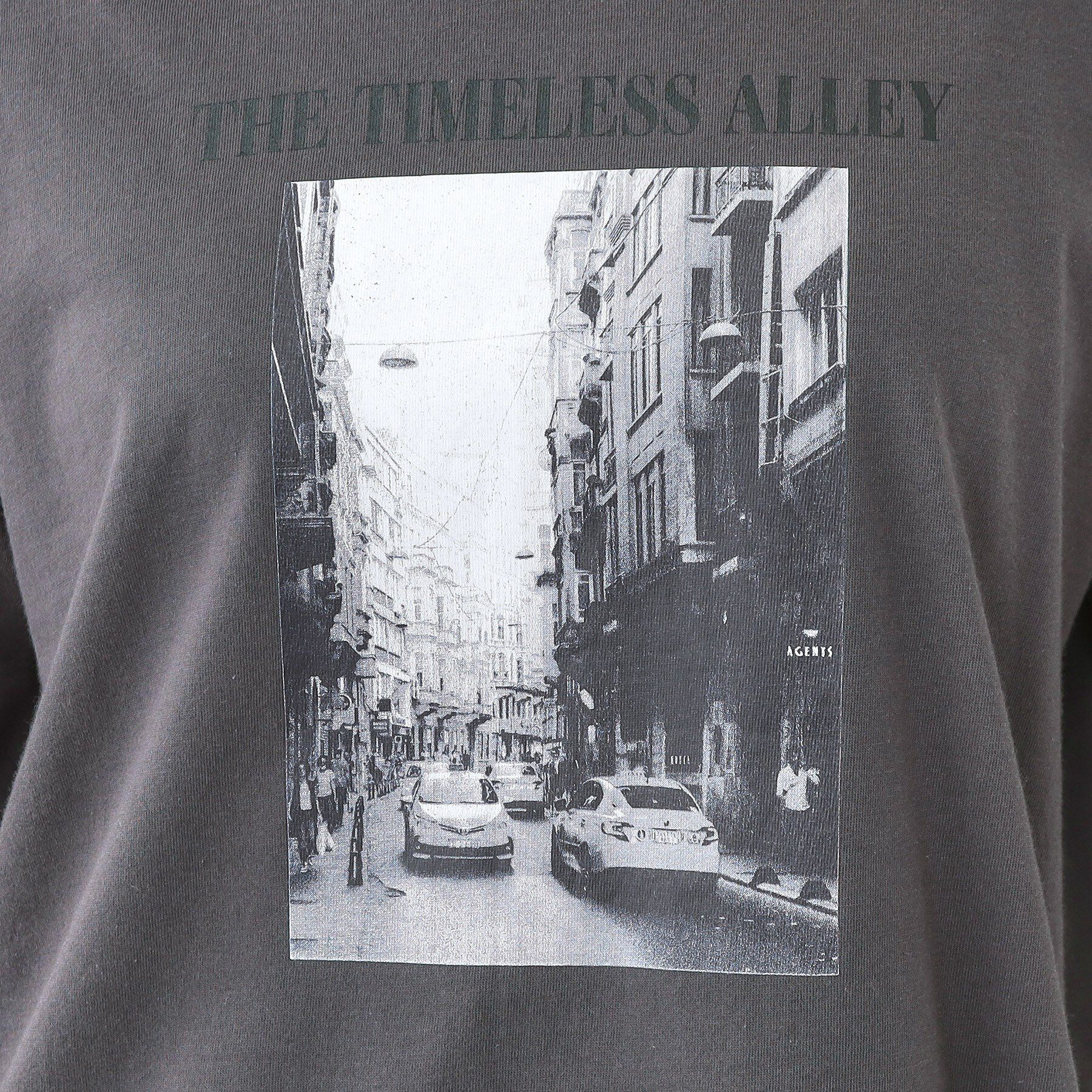 SHOO･LA･RUE「【洗える/S-LL】一枚でもレイヤードでも グラフィック長袖Tシャツ」|Tシャツ・カットソー|