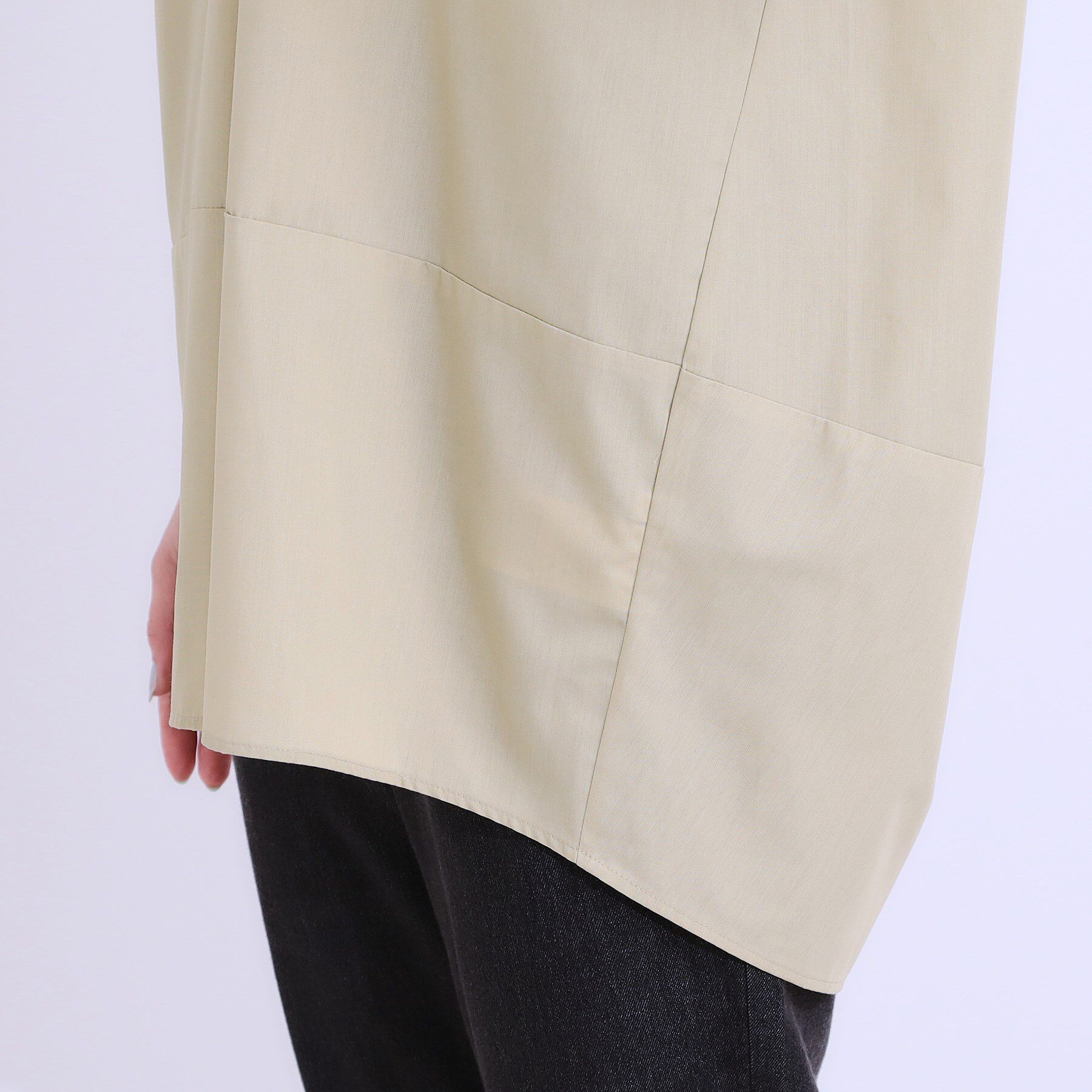 SHOO･LA･RUE「【洗える/S-LL】きれいに体型カバーが叶うチュニックシャツ」|チュニック|