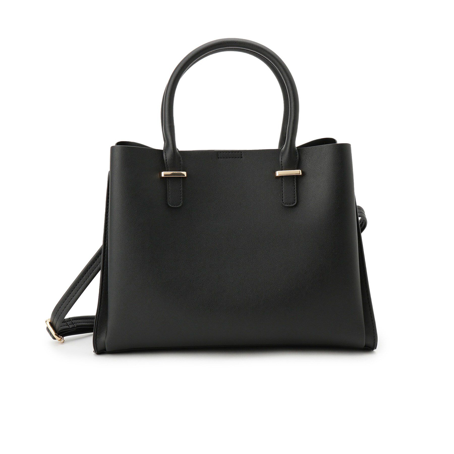 SHOO･LA･RUE「一枚革風三層トートバッグ」|トートバッグ|