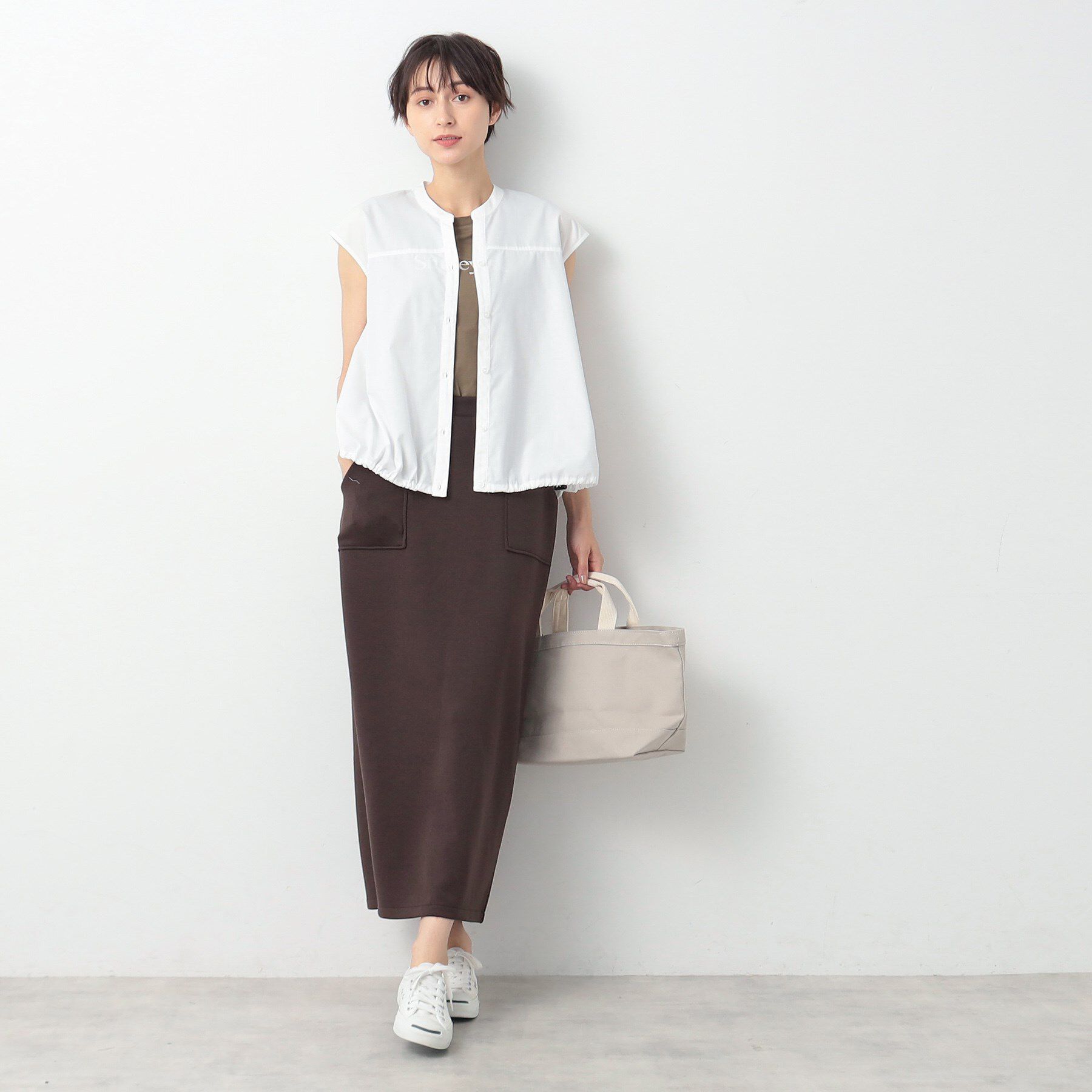 Dessin「【洗える】ドローコード付きブラウス」|シャツ・ブラウス|