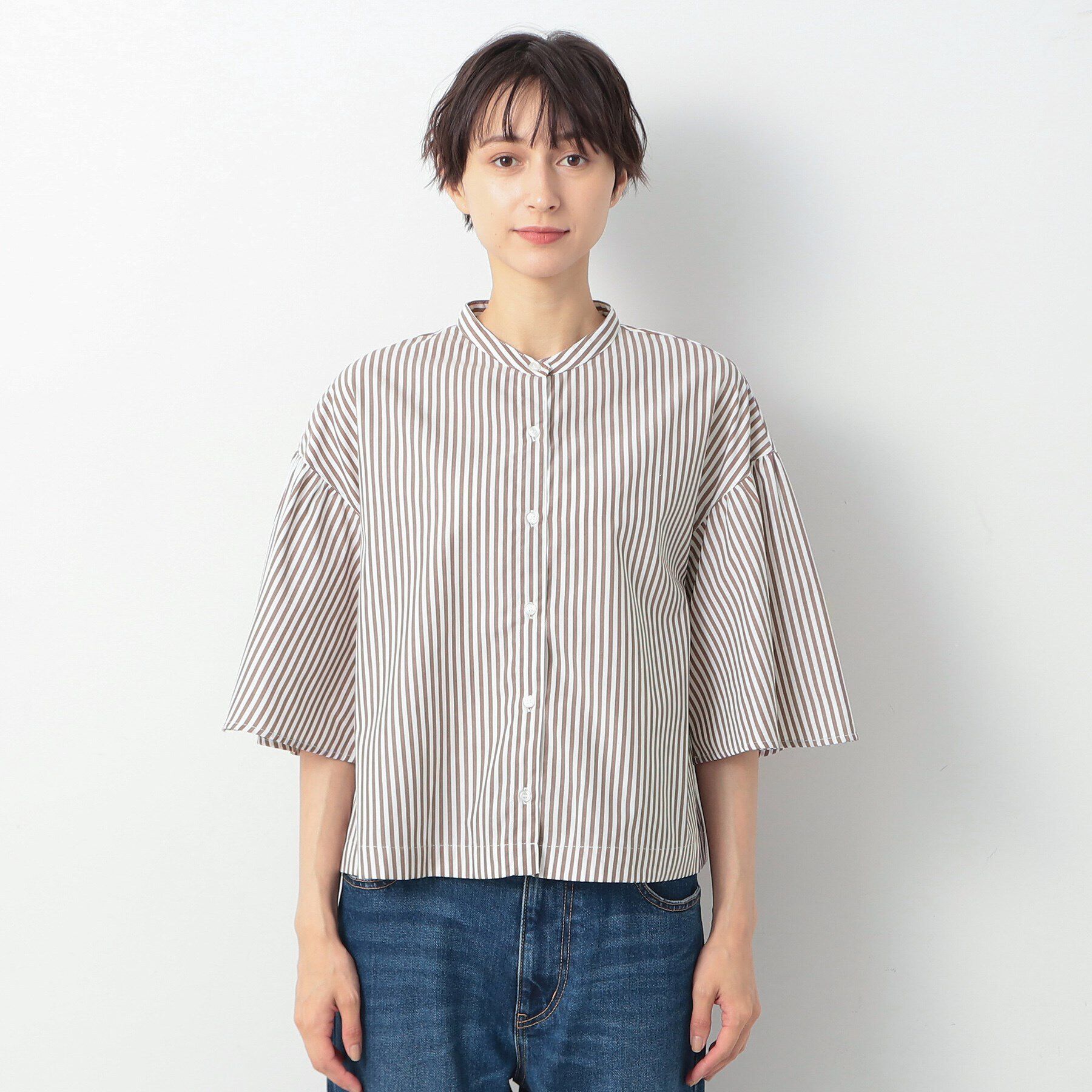 Dessin「【洗える】フレアスリーブブラウス（XS～L）」|シャツ・ブラウス|