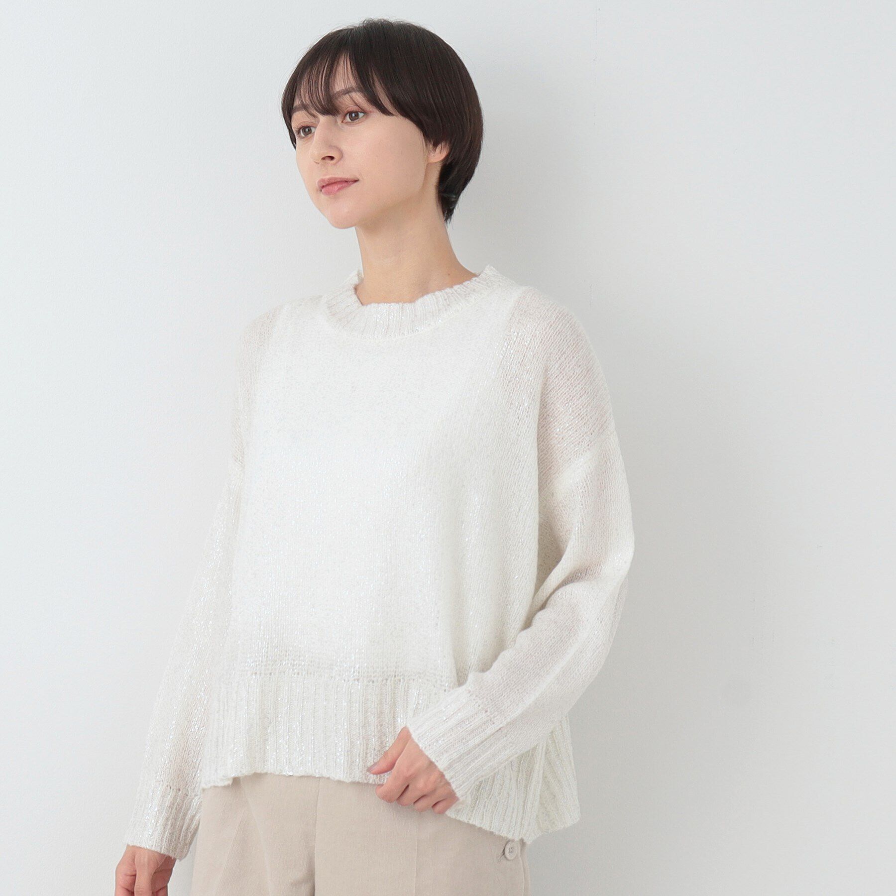 Dessin「箔プリントニット」|ニット・セーター|