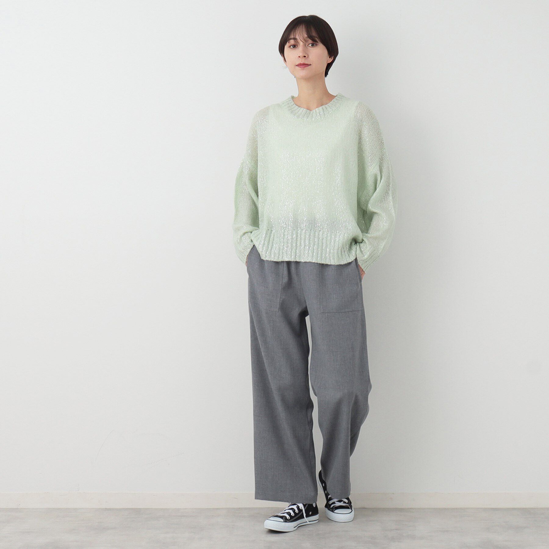 Dessin「箔プリントニット」|ニット・セーター|